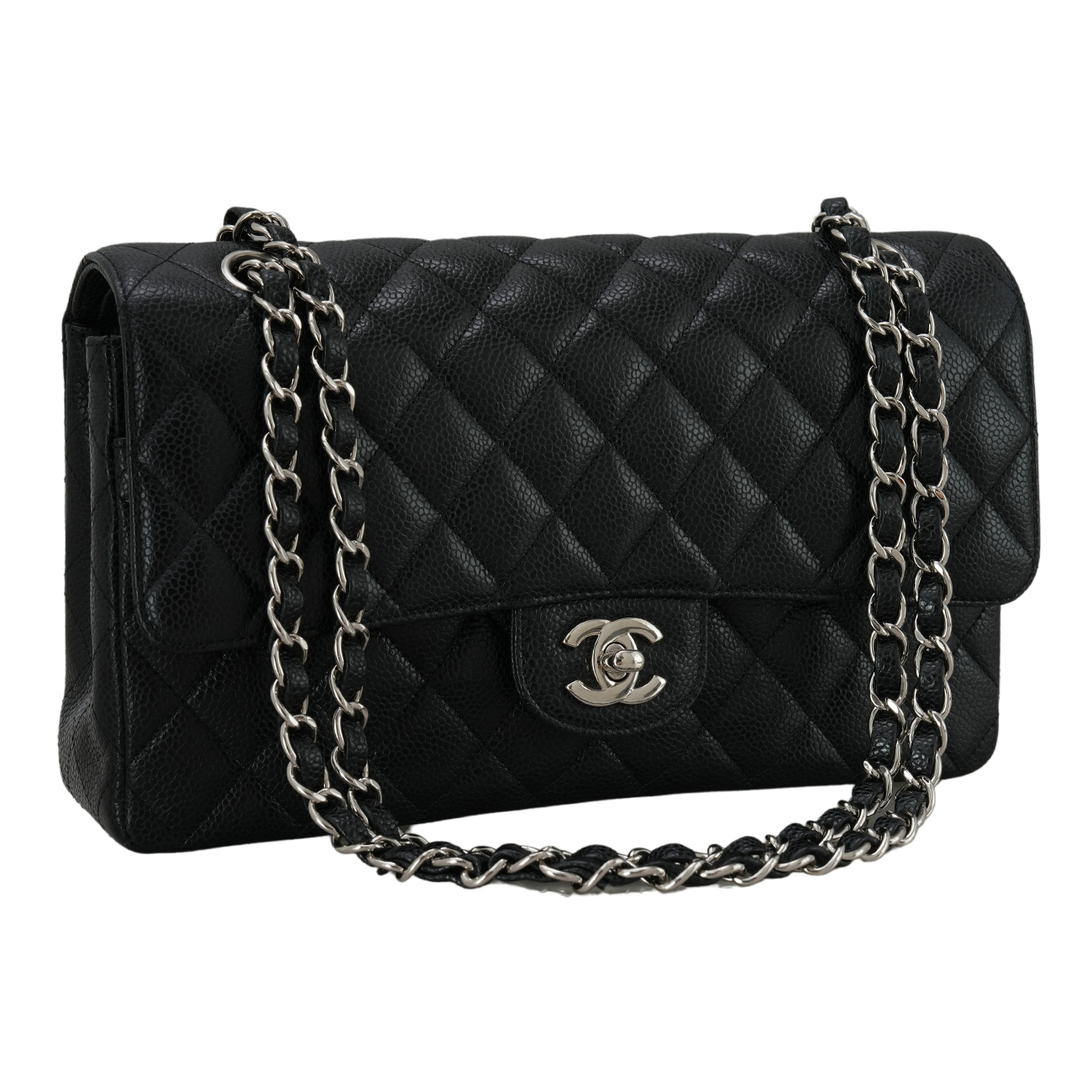 CHANEL(USED)샤넬 캐비어 클래식 미듐 플랩백