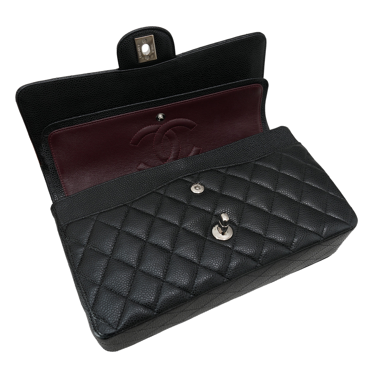 CHANEL(USED)샤넬 캐비어 클래식 미듐 플랩백