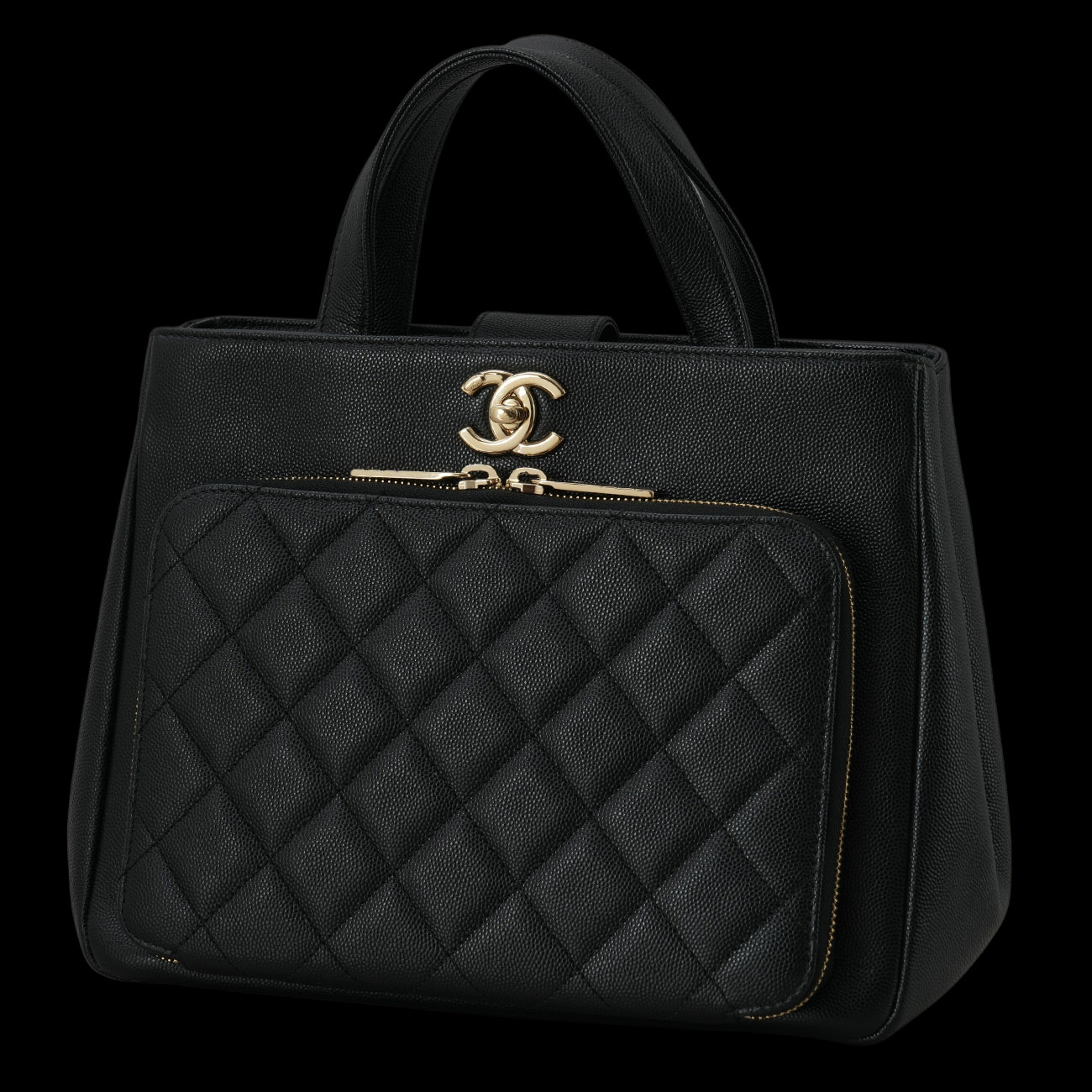 CHANEL(USED)샤넬 캐비어 비즈니스 어피니티 토트백