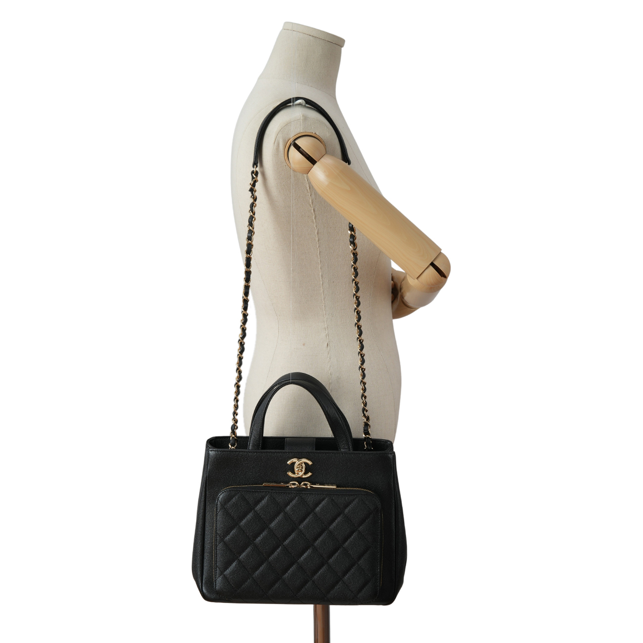 CHANEL(USED)샤넬 캐비어 비즈니스 어피니티 토트백