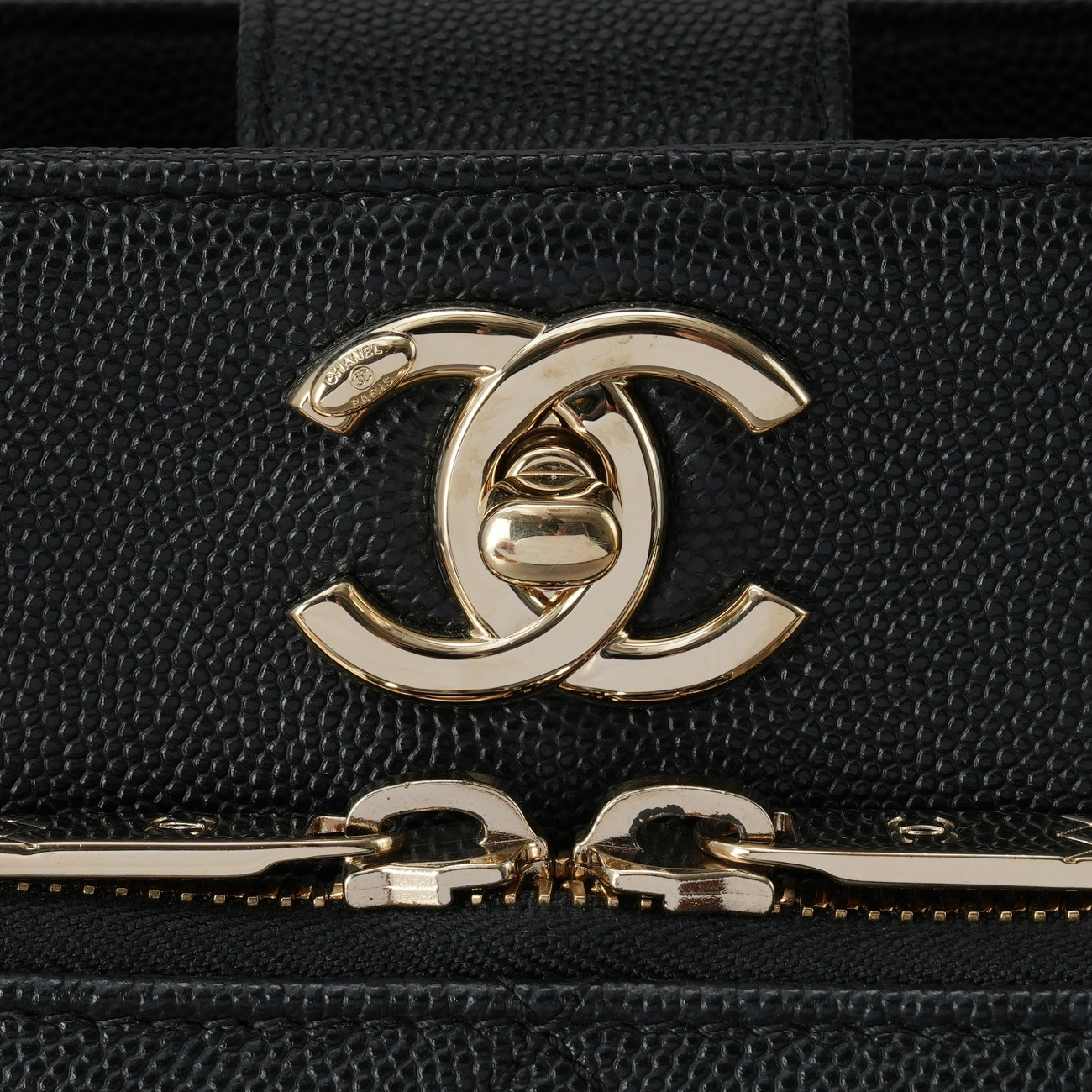 CHANEL(USED)샤넬 캐비어 비즈니스 어피니티 토트백