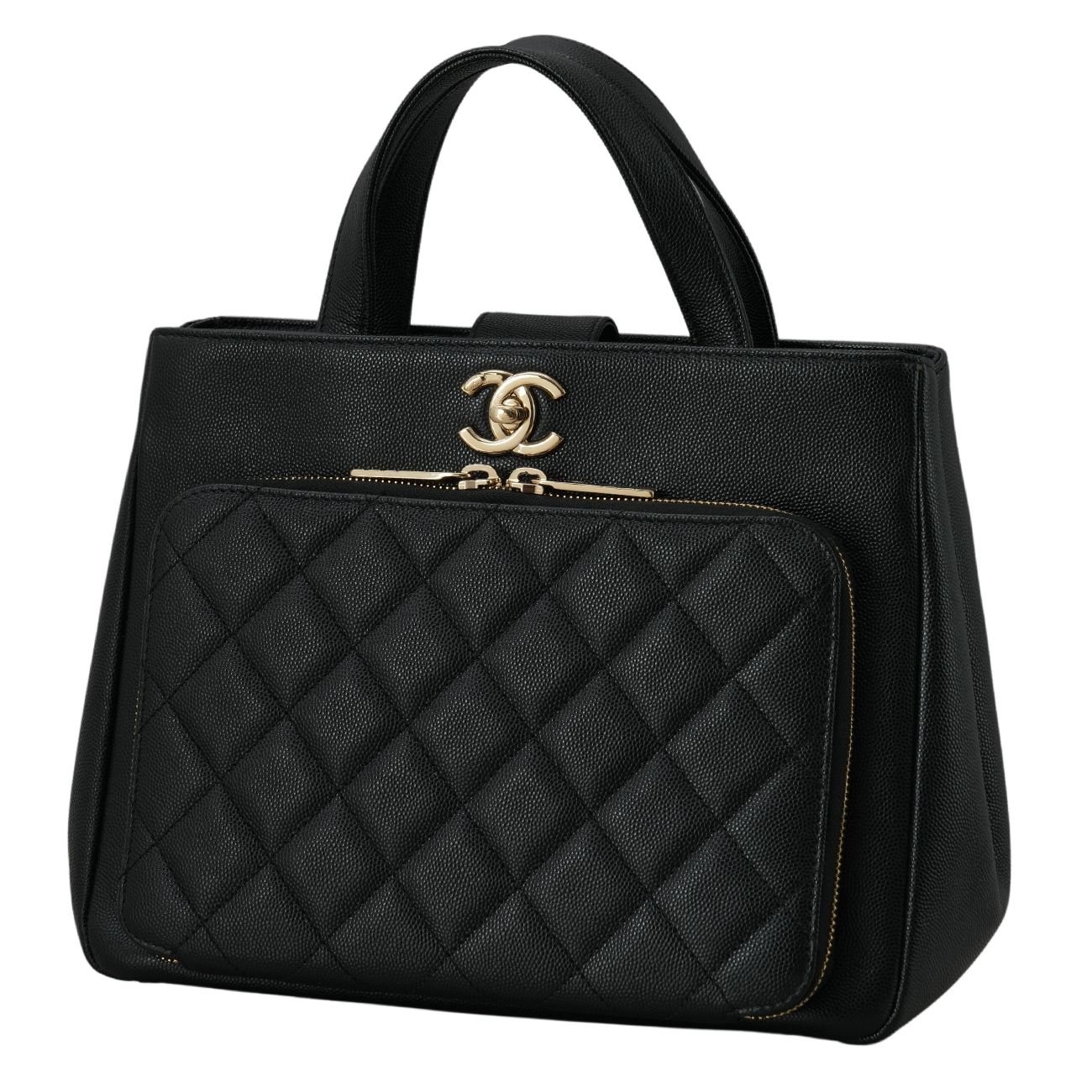 CHANEL(USED)샤넬 캐비어 비즈니스 어피니티 토트백