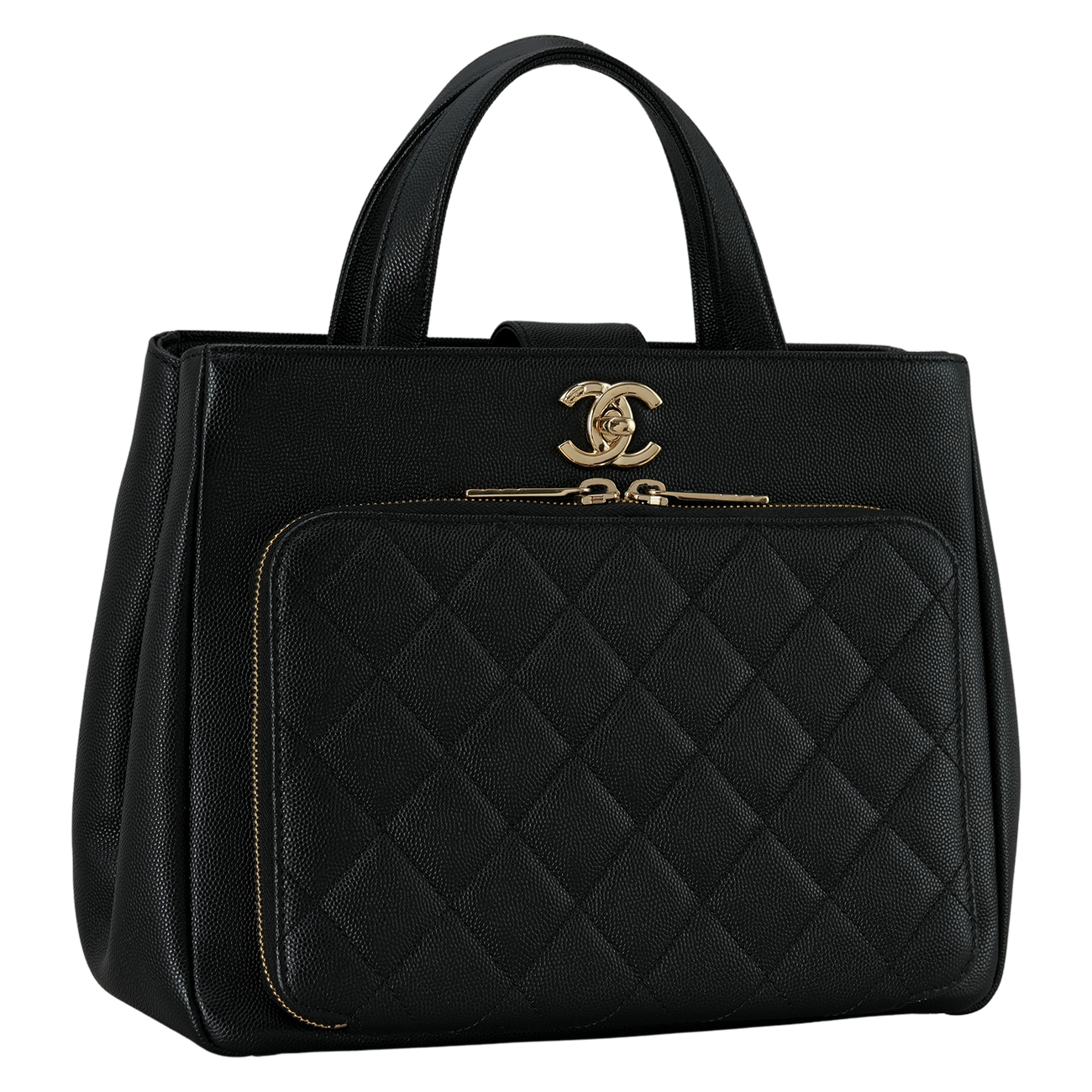 CHANEL(USED)샤넬 캐비어 비즈니스 어피니티 토트백
