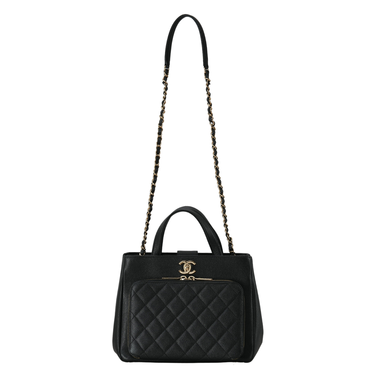 CHANEL(USED)샤넬 캐비어 비즈니스 어피니티 토트백