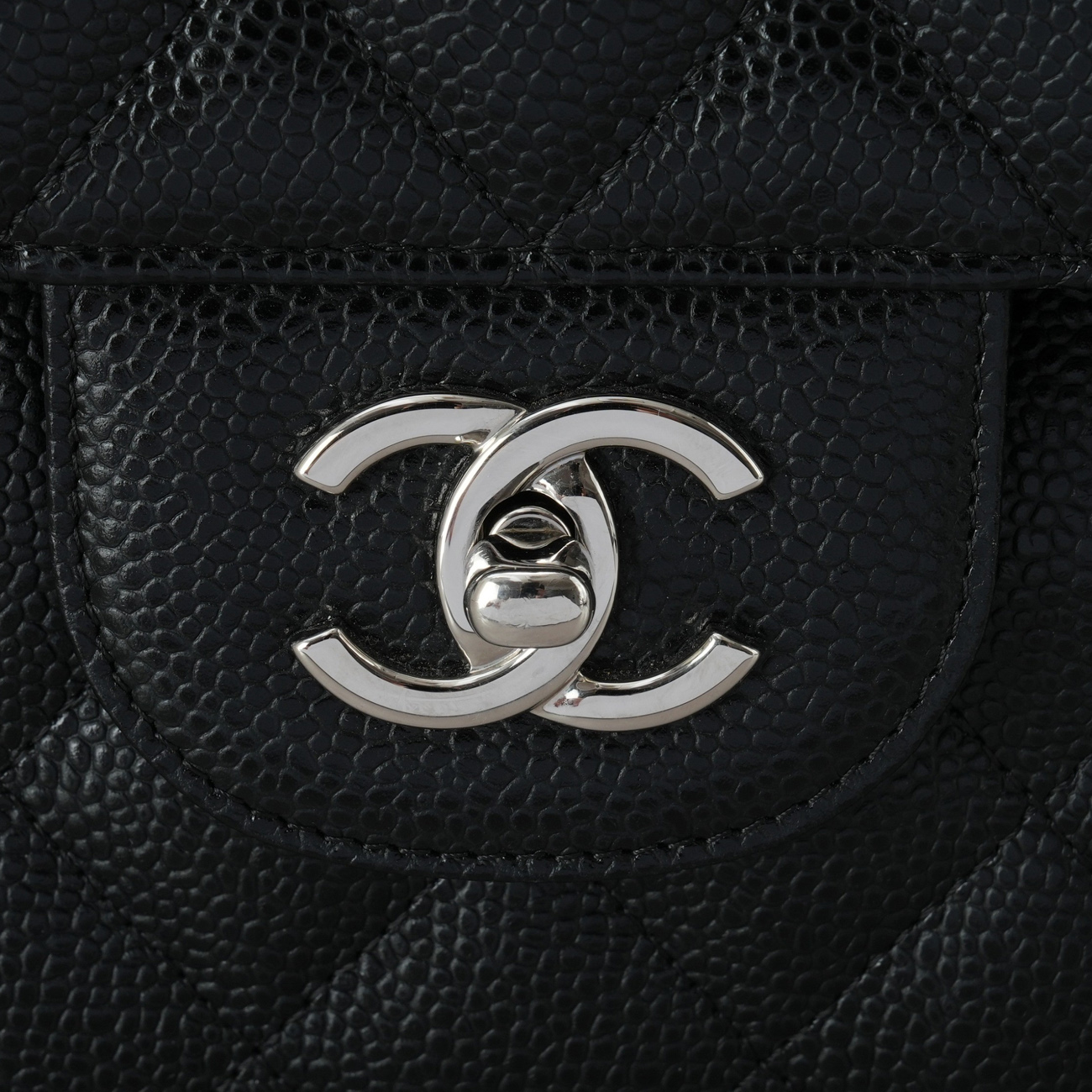CHANEL(USED)샤넬 A58600 캐비어 클래식 라지 플랩백