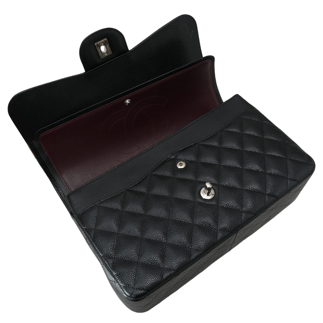 CHANEL(USED)샤넬 A58600 캐비어 클래식 라지 플랩백