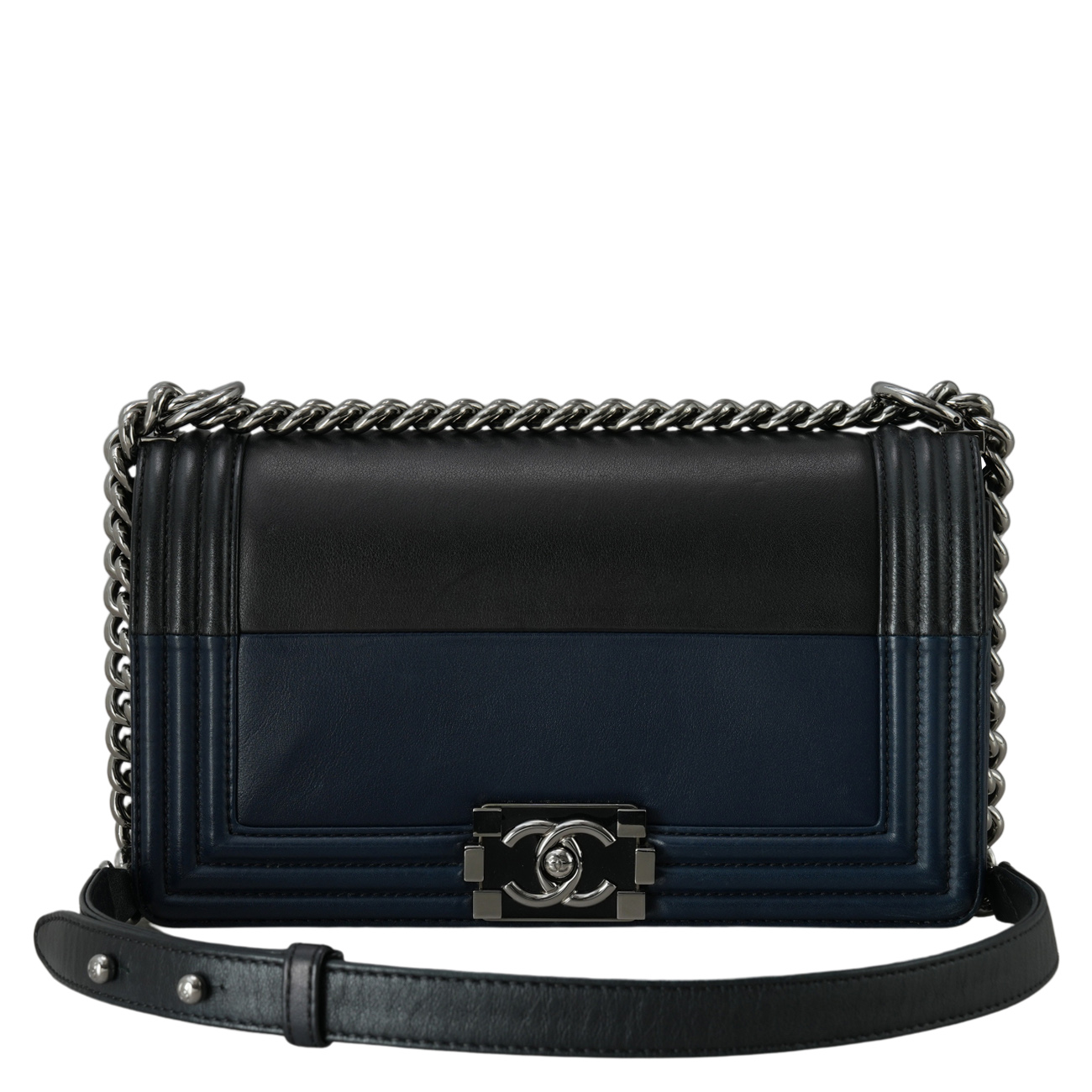 CHANEL(USED)샤넬 시즌 보이샤넬 미듐 플랩백
