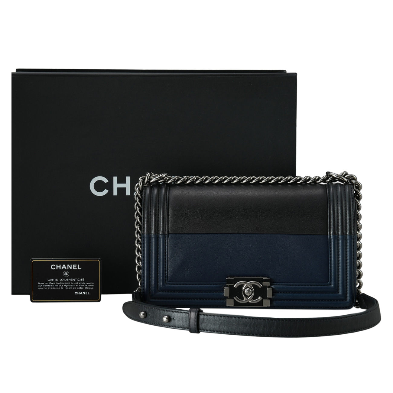 CHANEL(USED)샤넬 시즌 보이샤넬 미듐 플랩백