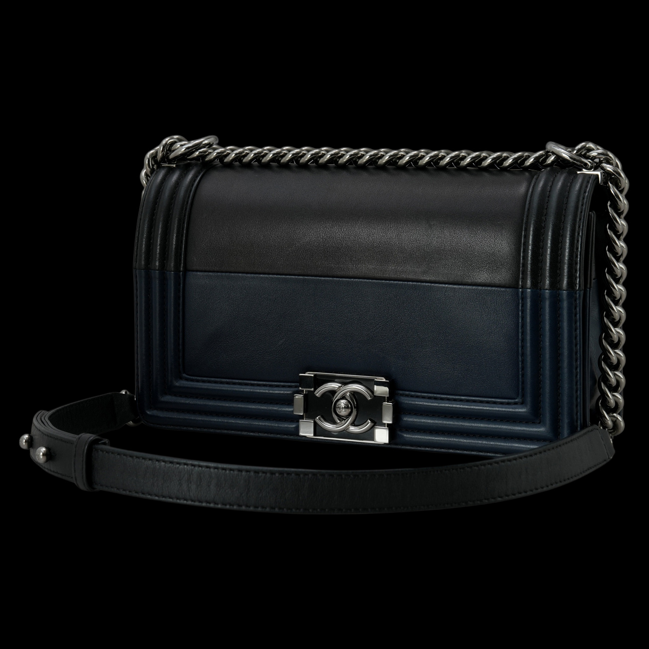 CHANEL(USED)샤넬 시즌 보이샤넬 미듐 플랩백
