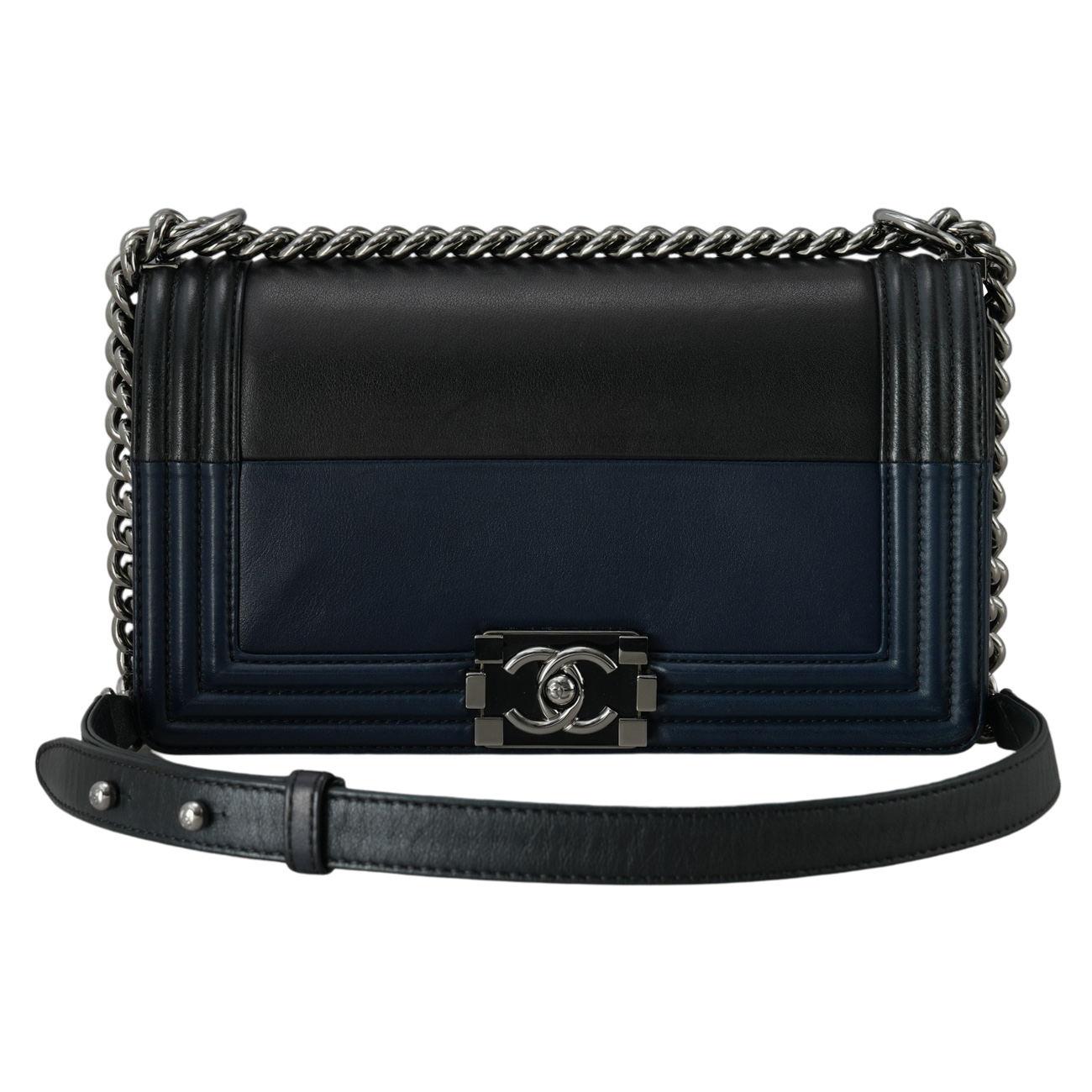 CHANEL(USED)샤넬 시즌 보이샤넬 미듐 플랩백