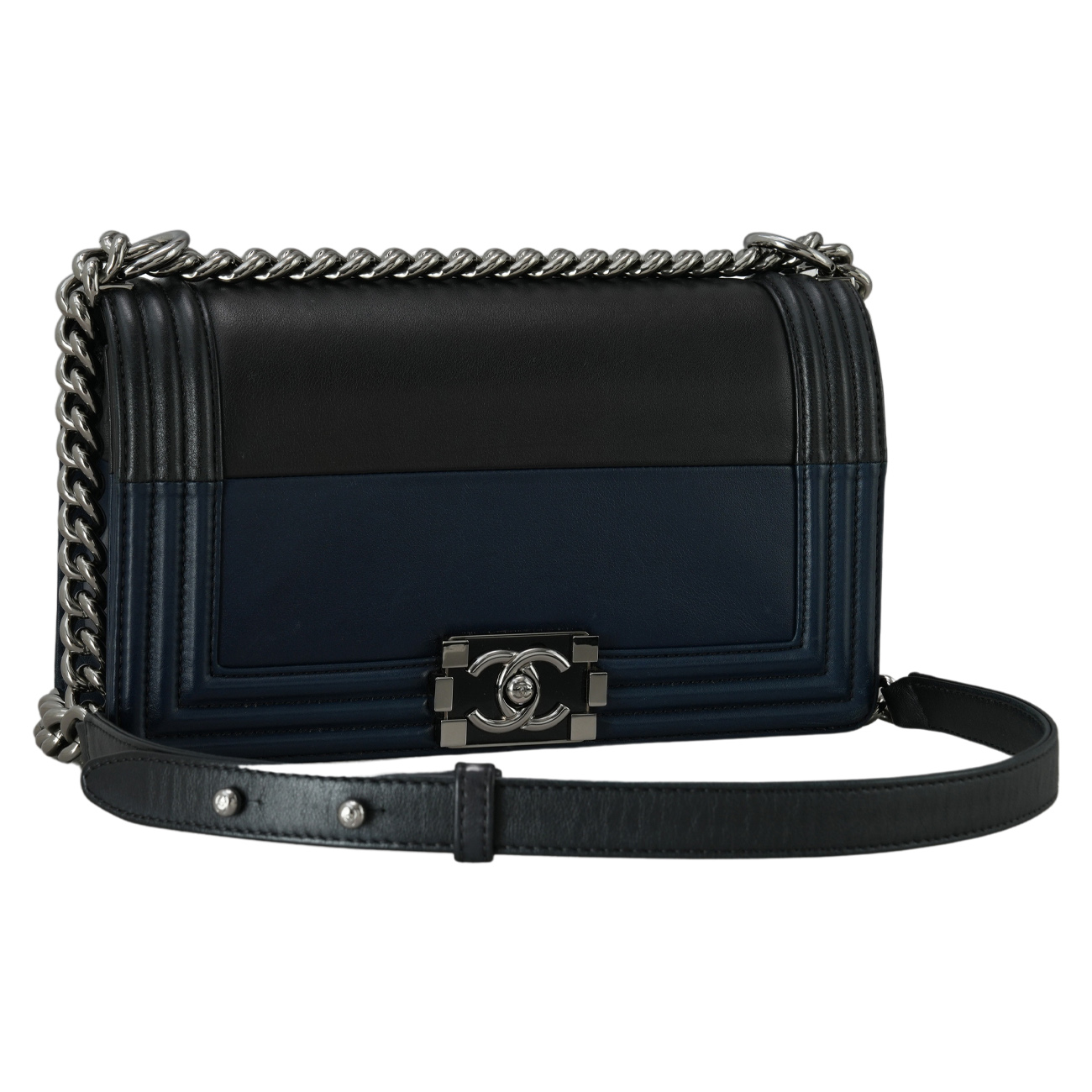 CHANEL(USED)샤넬 시즌 보이샤넬 미듐 플랩백
