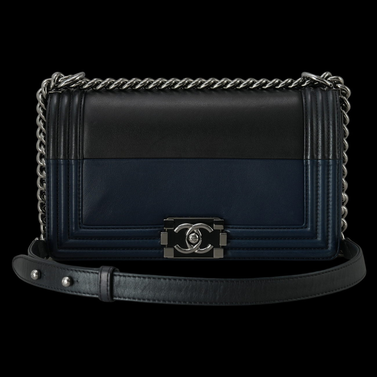 CHANEL(USED)샤넬 시즌 보이샤넬 미듐 플랩백