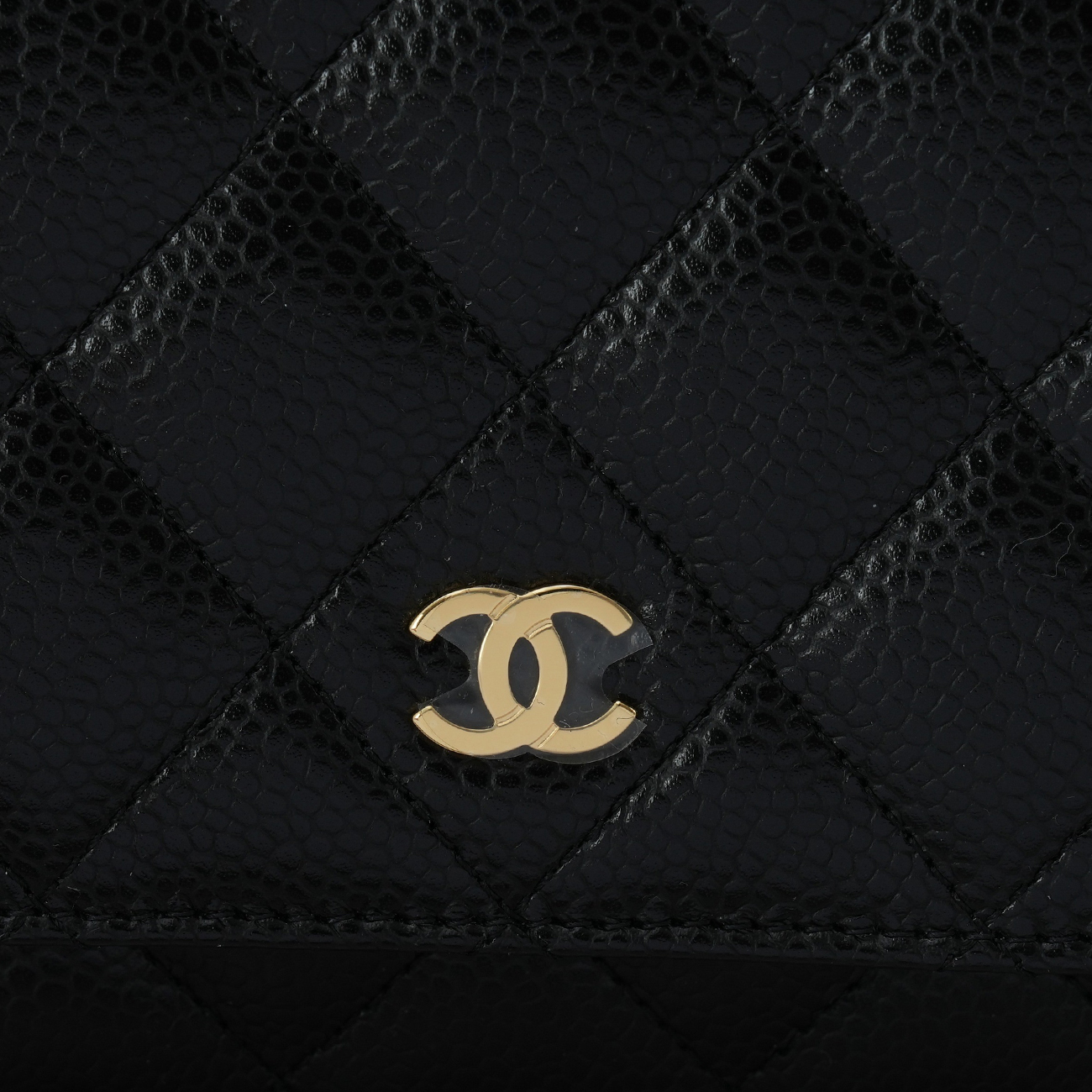CHANEL(USED)샤넬 클래식 캐비어 WOC 금장