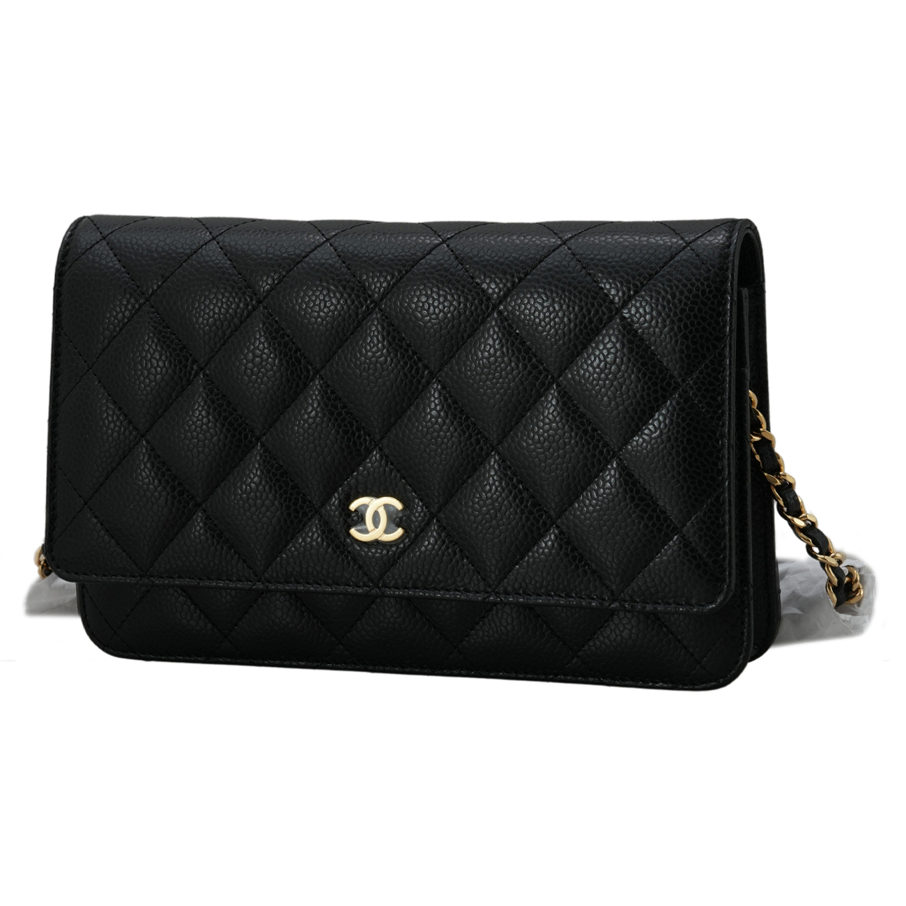 CHANEL(USED)샤넬 클래식 캐비어 WOC 금장