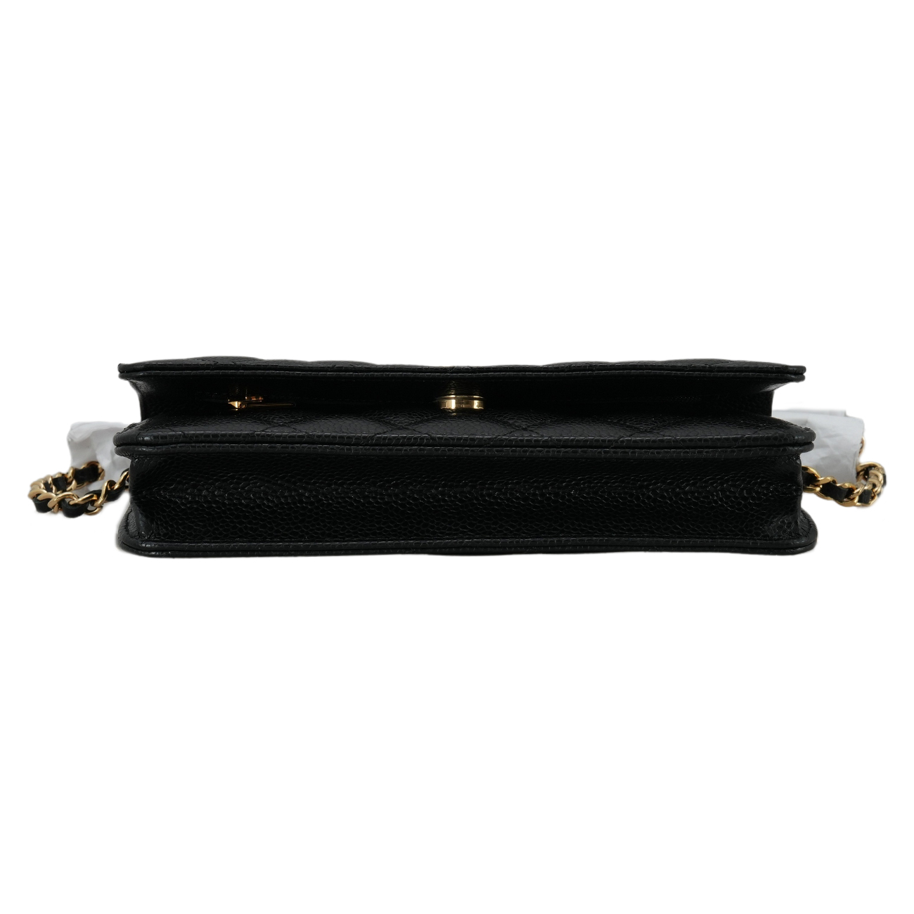 CHANEL(USED)샤넬 클래식 캐비어 WOC 금장
