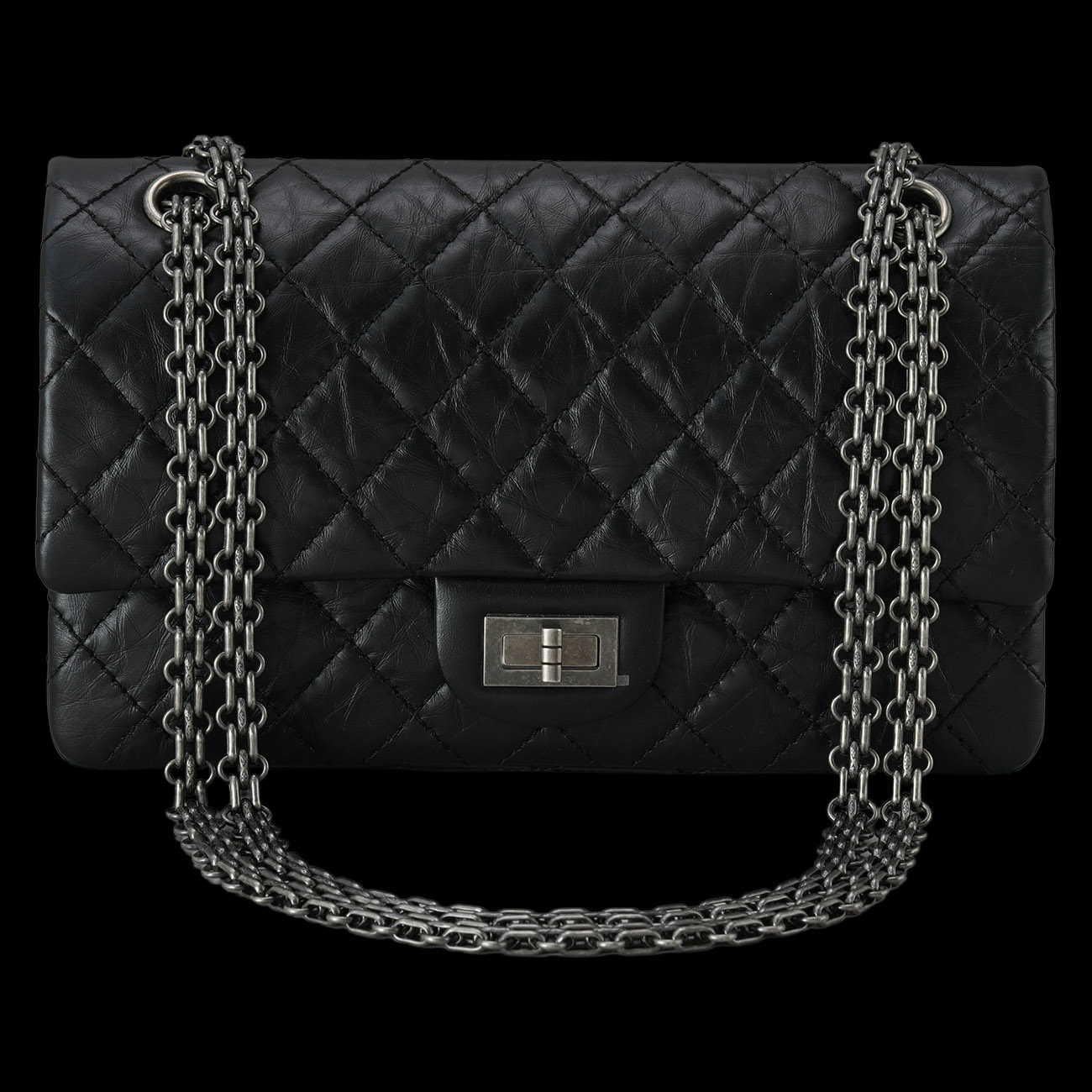CHANEL(USED)샤넬 A37586 빈티지 2.55 미듐 플랩백