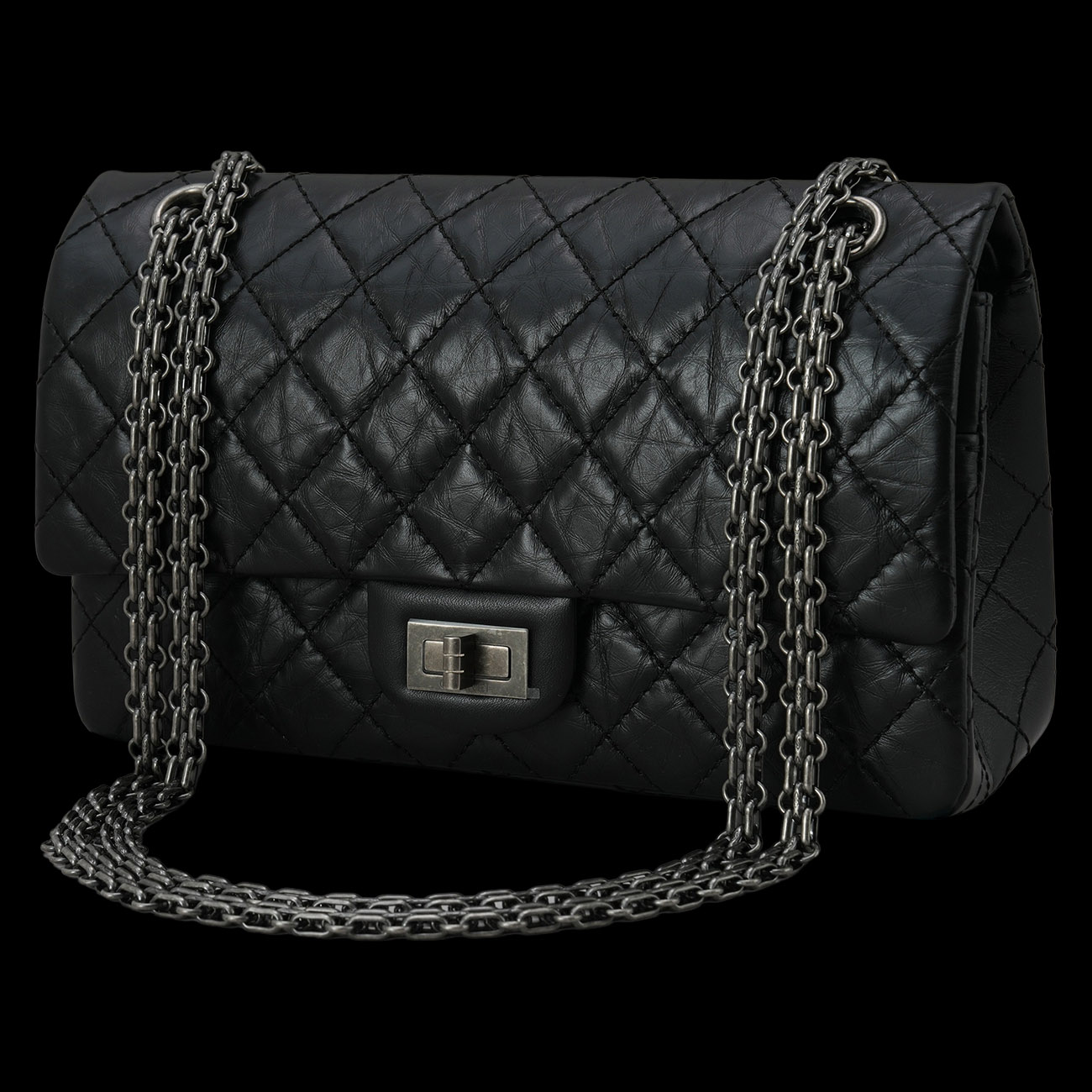 CHANEL(USED)샤넬 A37586 빈티지 2.55 미듐 플랩백