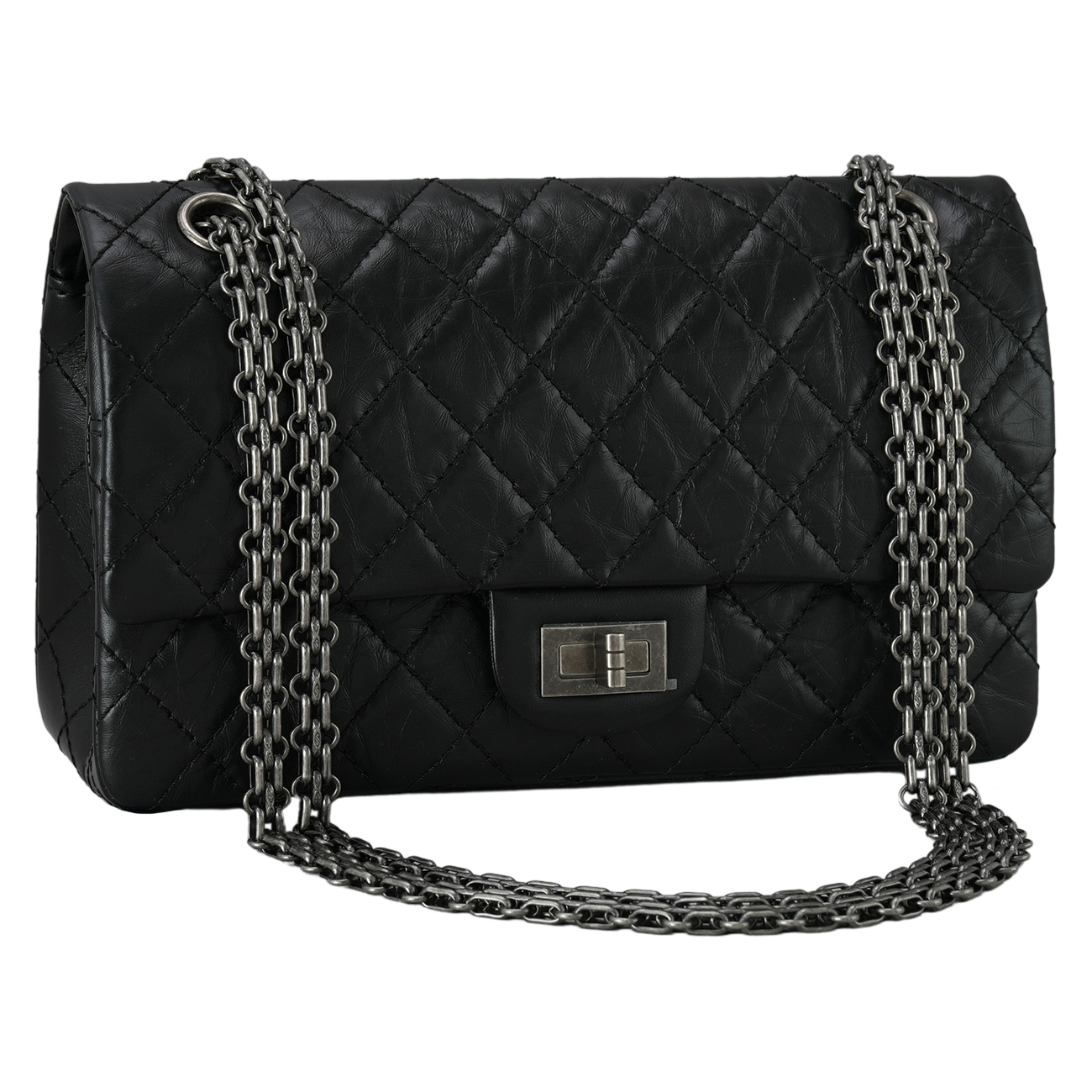 CHANEL(USED)샤넬 A37586 빈티지 2.55 미듐 플랩백