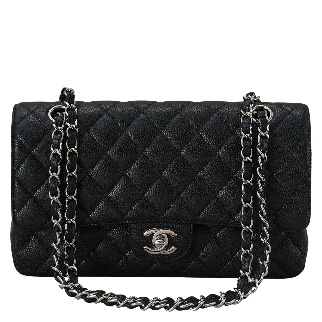 CHANEL(USED)샤넬 캐비어 클래식 미듐 플랩백