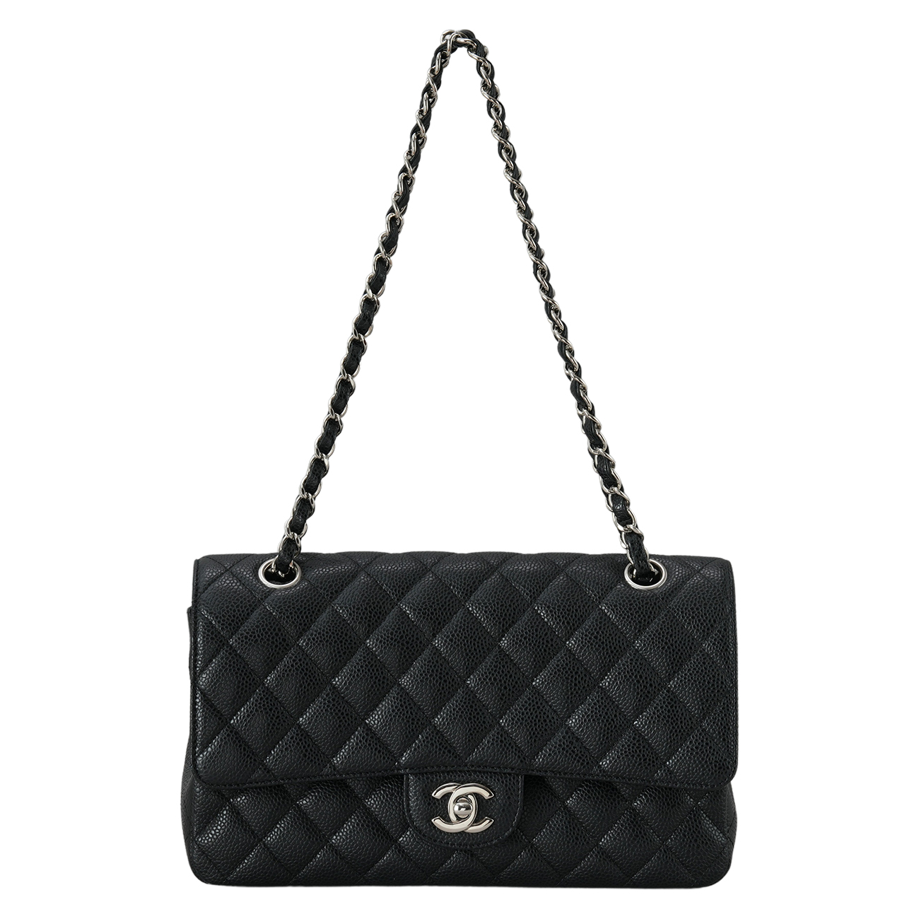 CHANEL(USED)샤넬 캐비어 클래식 미듐 플랩백