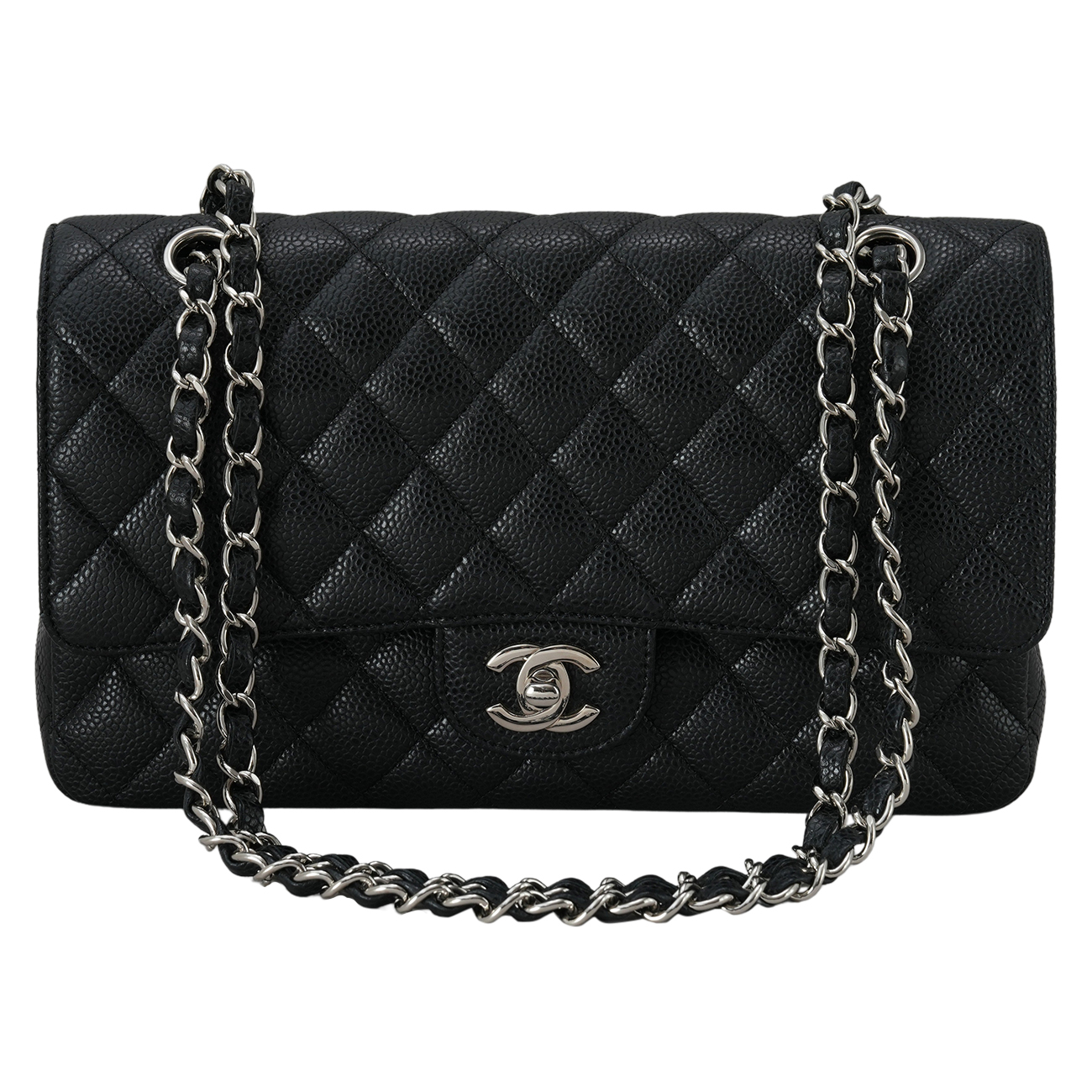 CHANEL(USED)샤넬 캐비어 클래식 미듐 플랩백