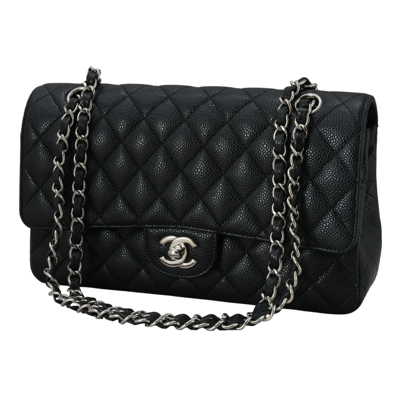 CHANEL(USED)샤넬 캐비어 클래식 미듐 플랩백