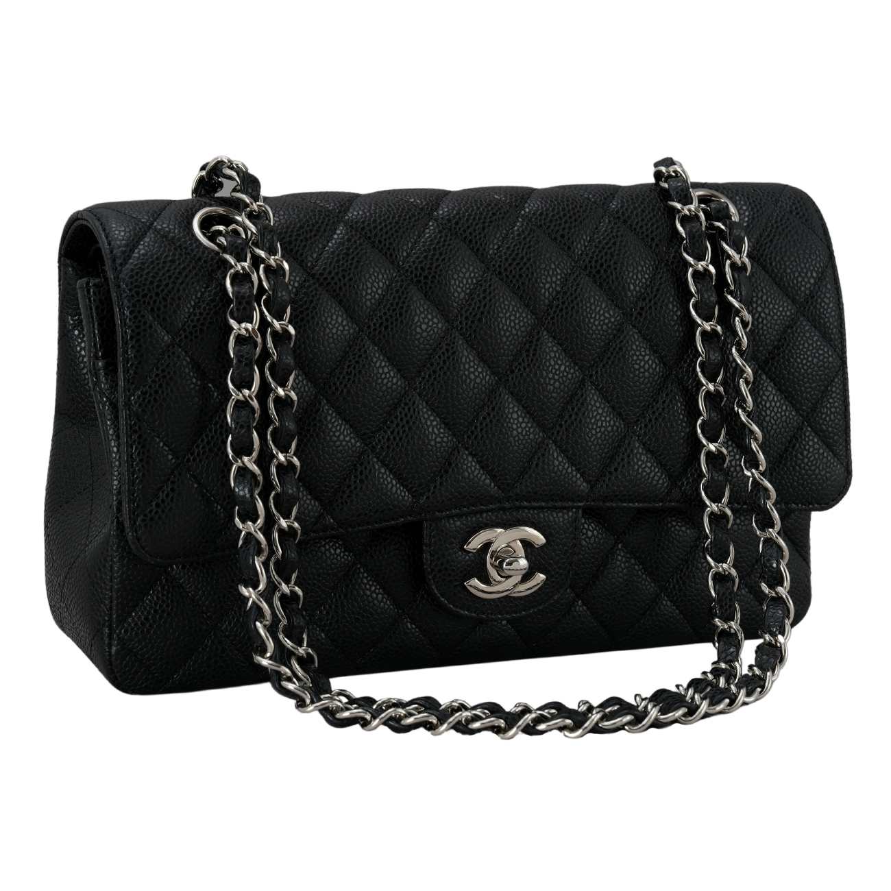 CHANEL(USED)샤넬 캐비어 클래식 미듐 플랩백