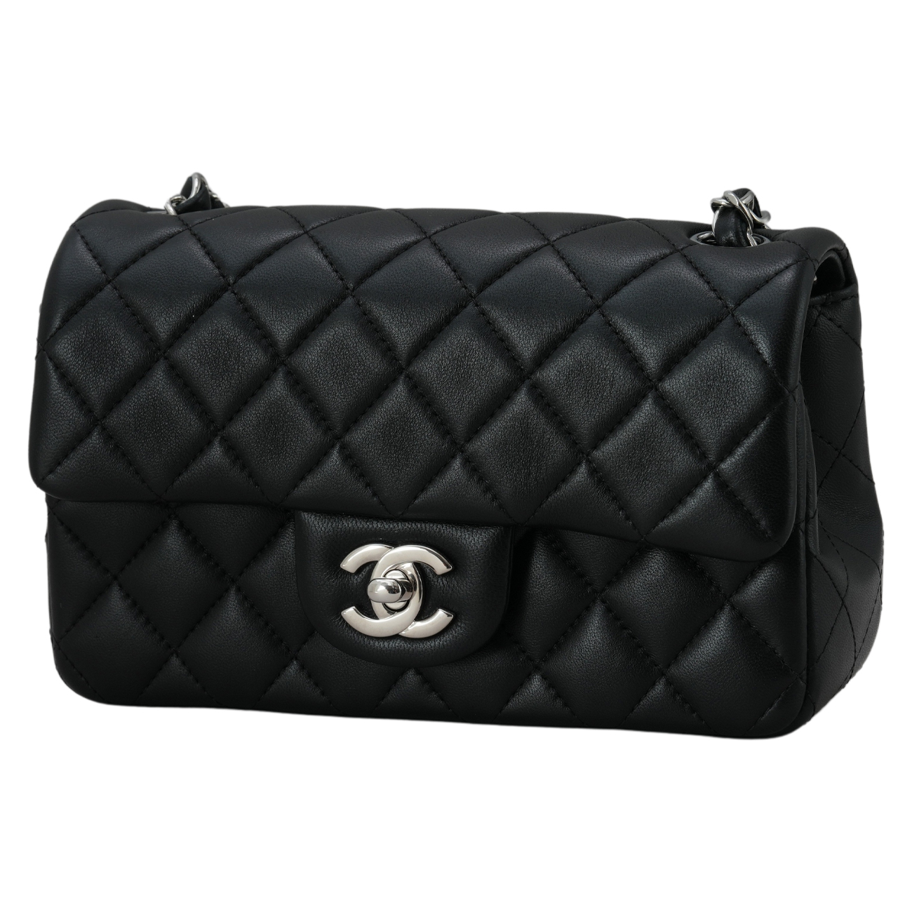 CHANEL(USED)샤넬 A69900 램스킨 클래식 뉴미니 크로스백