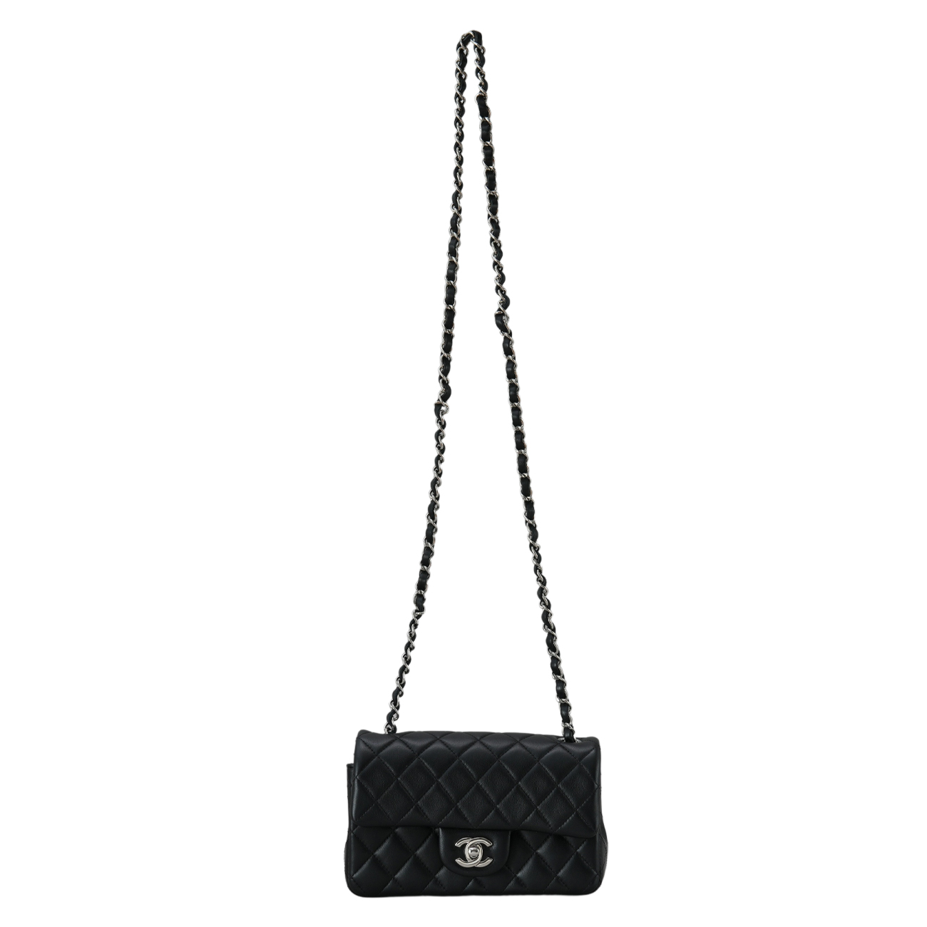 CHANEL(USED)샤넬 A69900 램스킨 클래식 뉴미니 크로스백