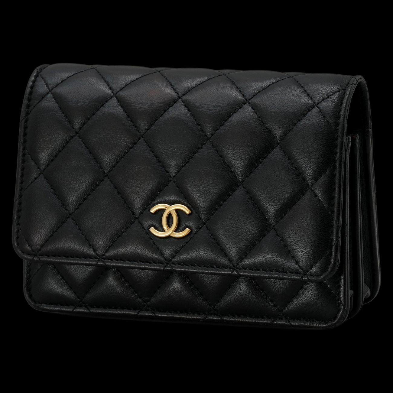 CHANEL(USED)샤넬 시즌 아코디언 참 장식 체인 플랩백