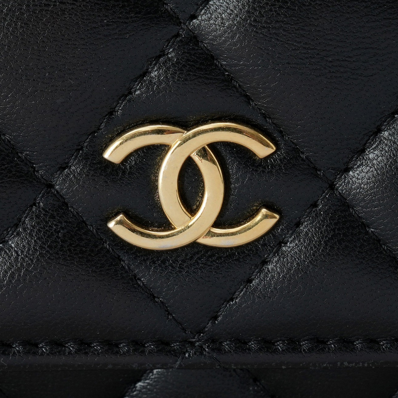 CHANEL(USED)샤넬 시즌 아코디언 참 장식 체인 플랩백