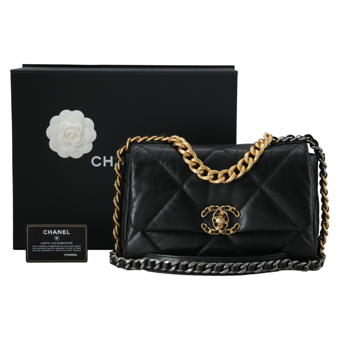 CHANEL(USED)샤넬 19백 미듐
