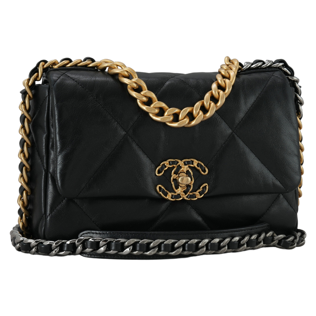 CHANEL(USED)샤넬 19백 미듐