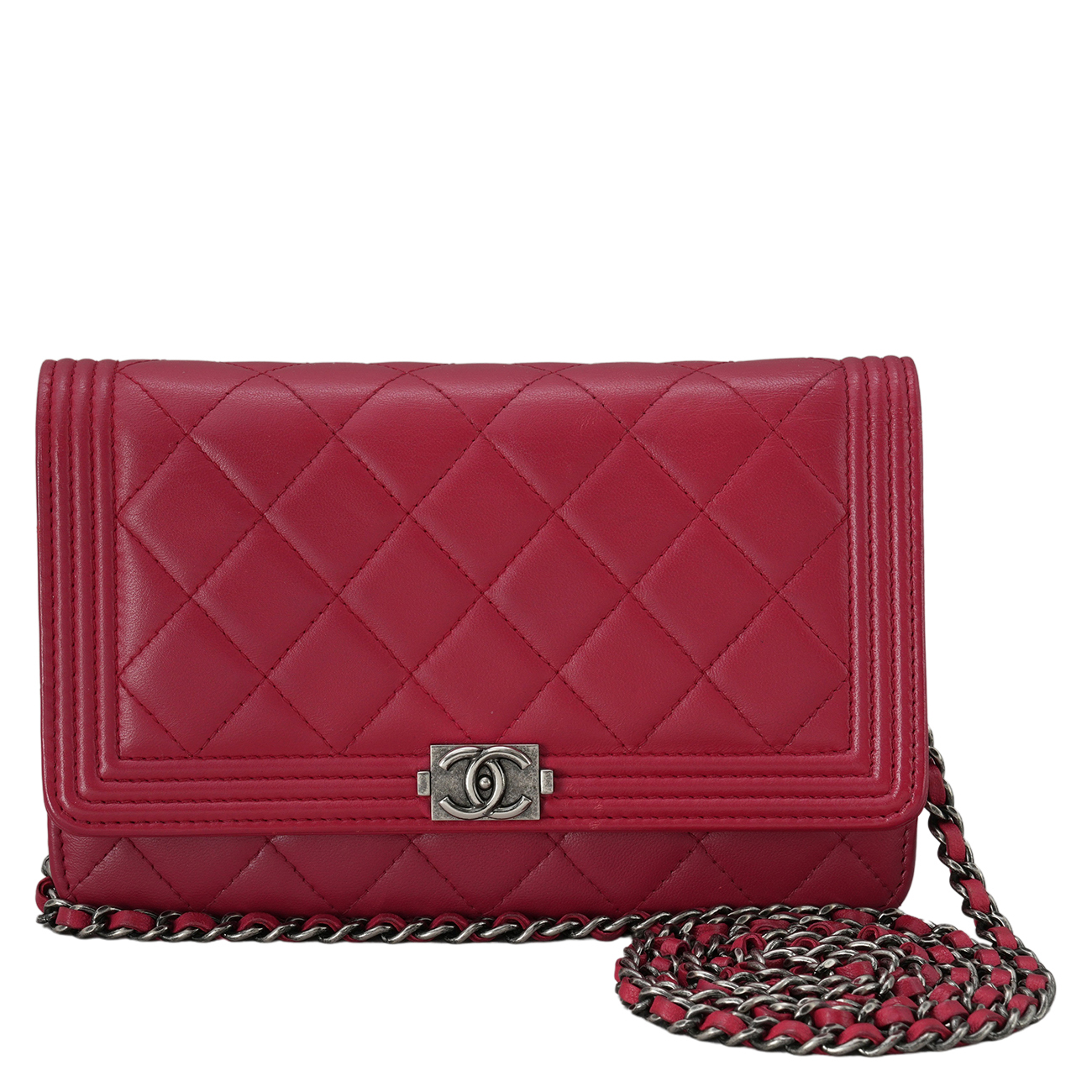 CHANEL(USED)샤넬 보이샤넬 램스킨 WOC