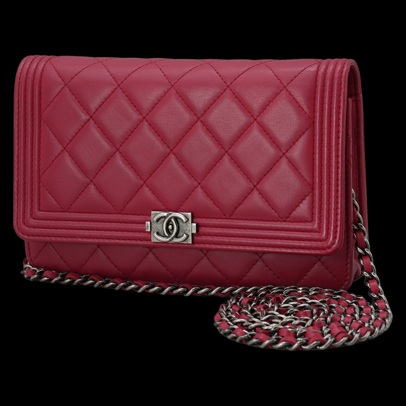 CHANEL(USED)샤넬 보이샤넬 램스킨 WOC