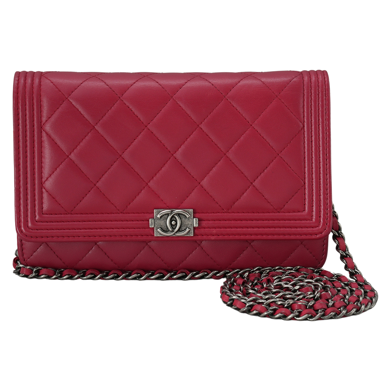 CHANEL(USED)샤넬 보이샤넬 램스킨 WOC