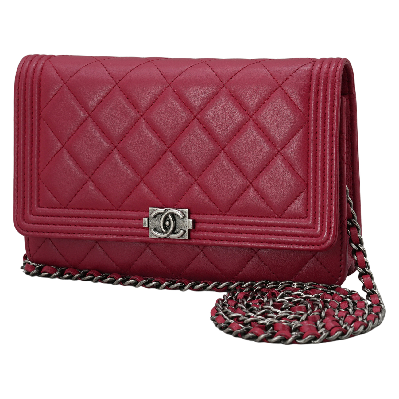 CHANEL(USED)샤넬 보이샤넬 램스킨 WOC