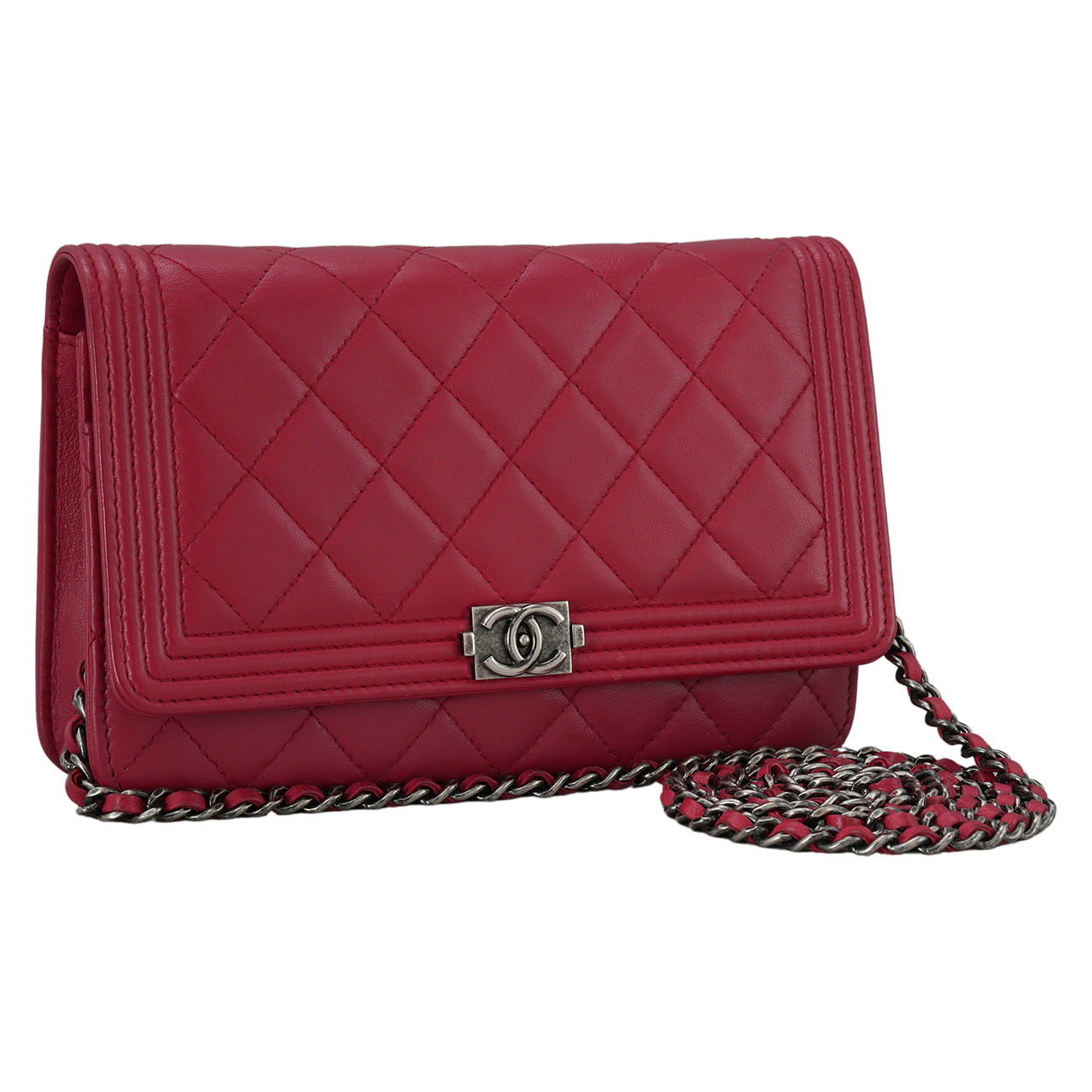 CHANEL(USED)샤넬 보이샤넬 램스킨 WOC