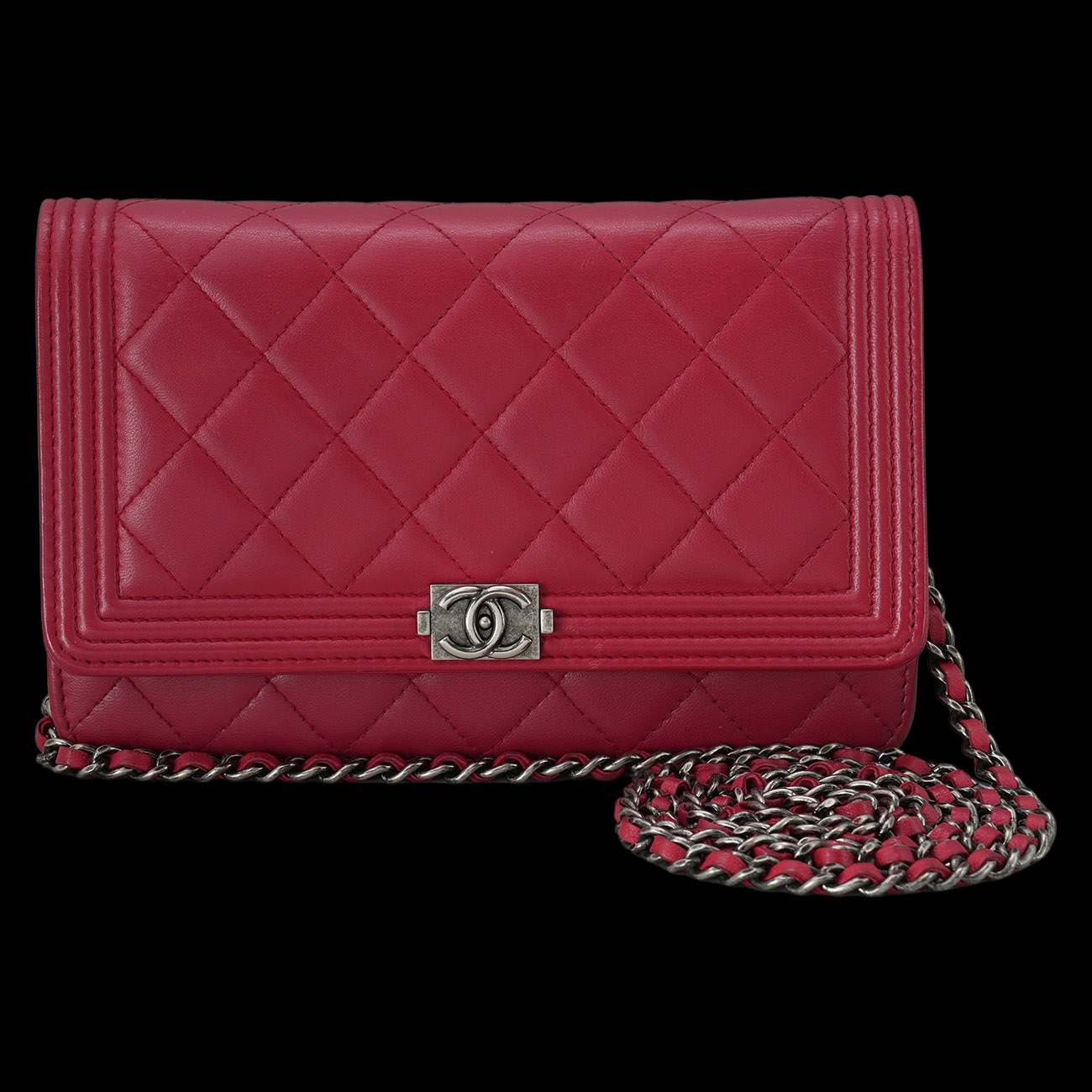 CHANEL(USED)샤넬 보이샤넬 램스킨 WOC