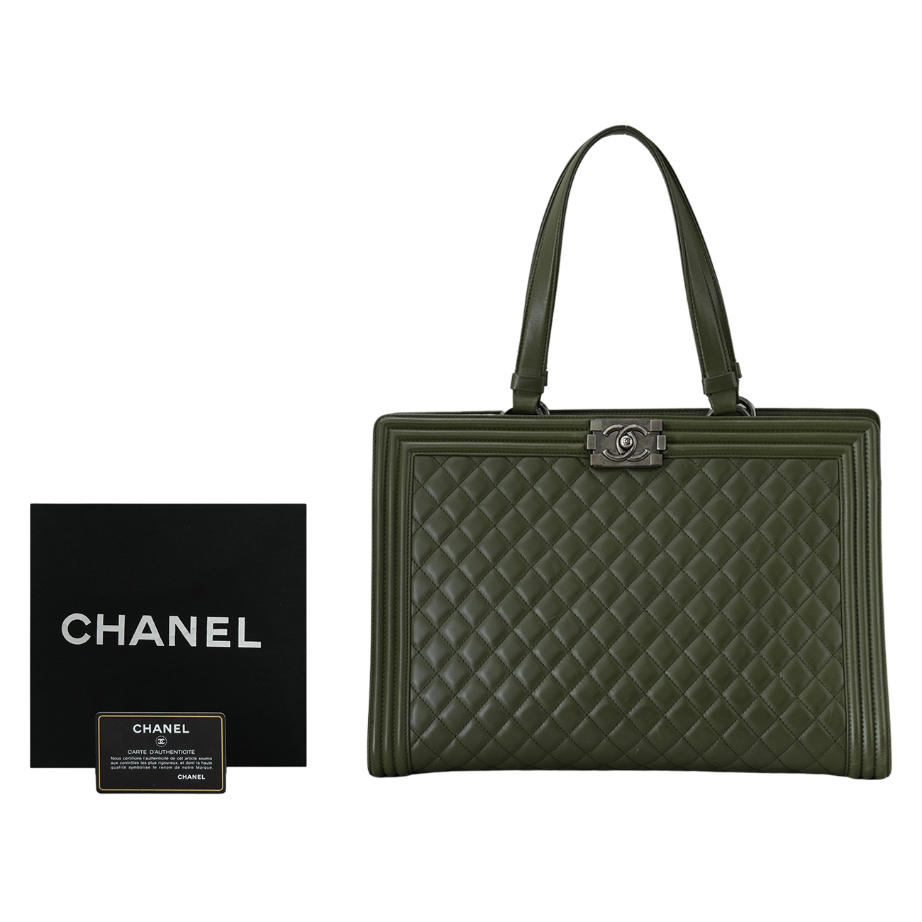 CHANEL(USED)샤넬 A92312 보이샤넬 샤핑백