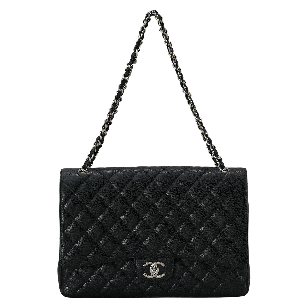 CHANEL(USED)샤넬 캐비어 클래식 맥시 플랩백