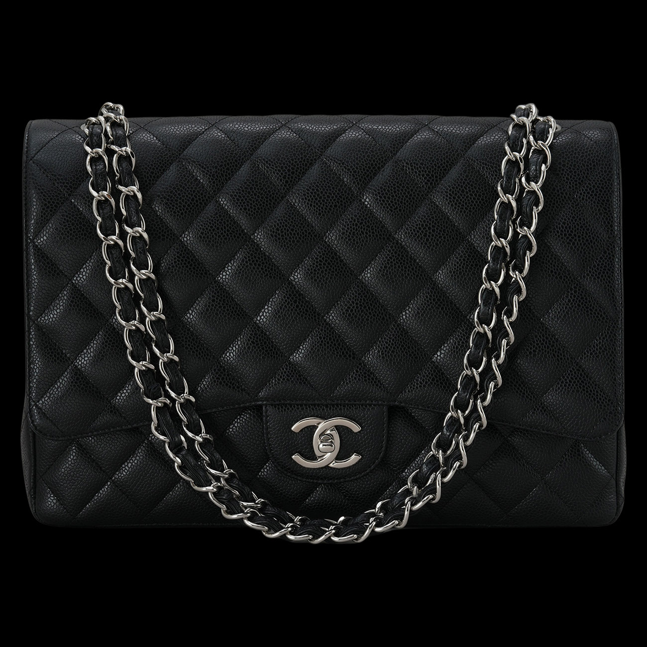 CHANEL(USED)샤넬 캐비어 클래식 맥시 플랩백