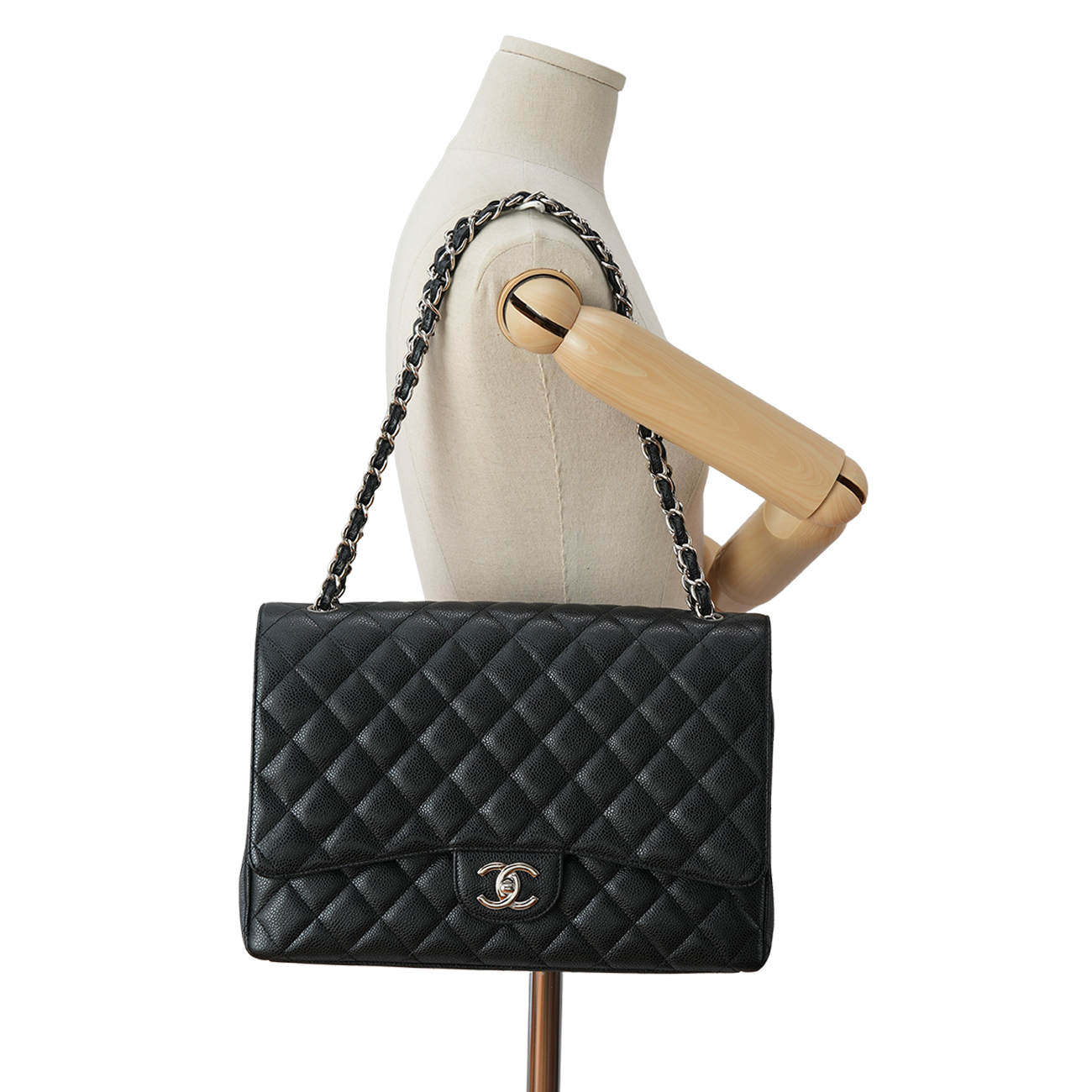 CHANEL(USED)샤넬 캐비어 클래식 맥시 플랩백
