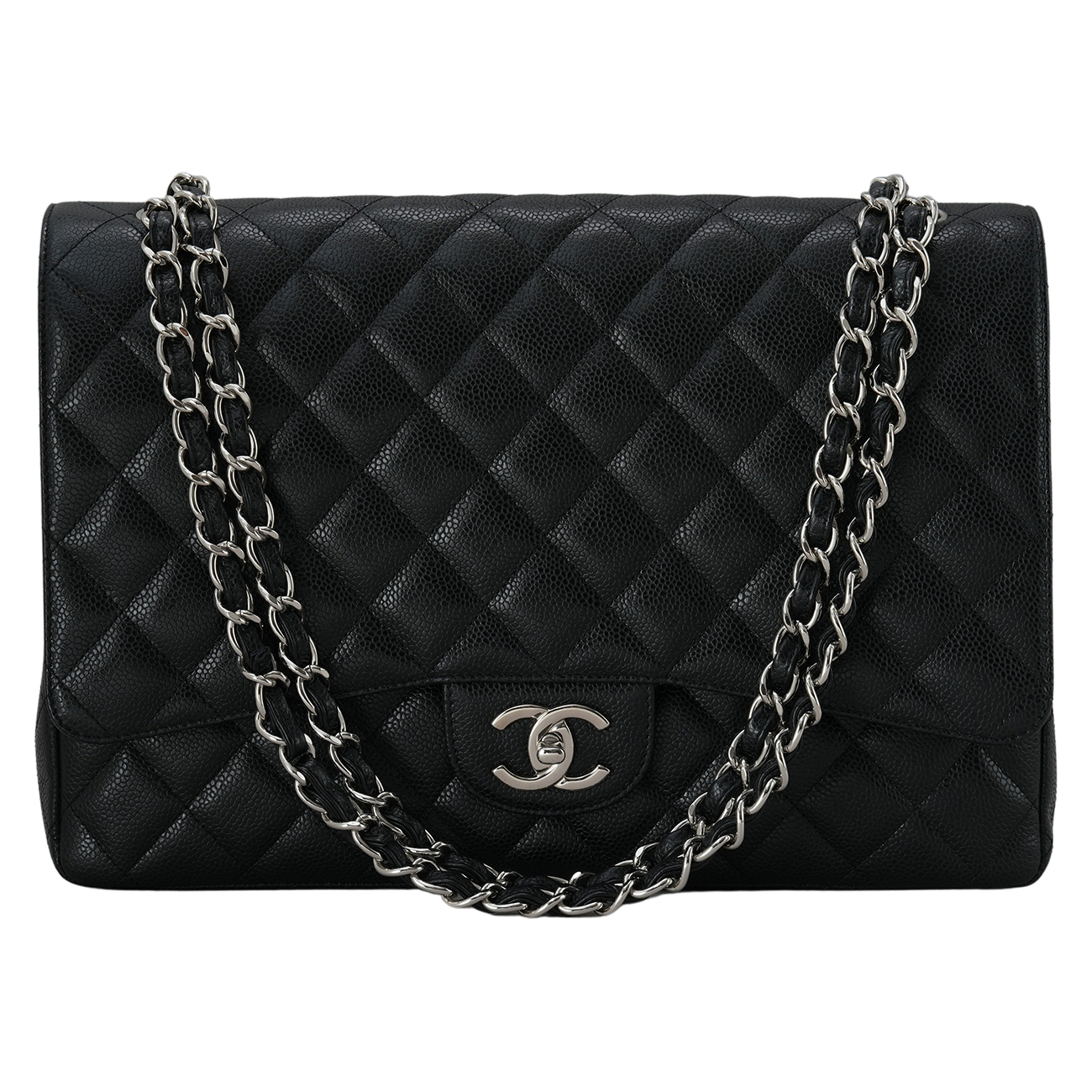 CHANEL(USED)샤넬 캐비어 클래식 맥시 플랩백