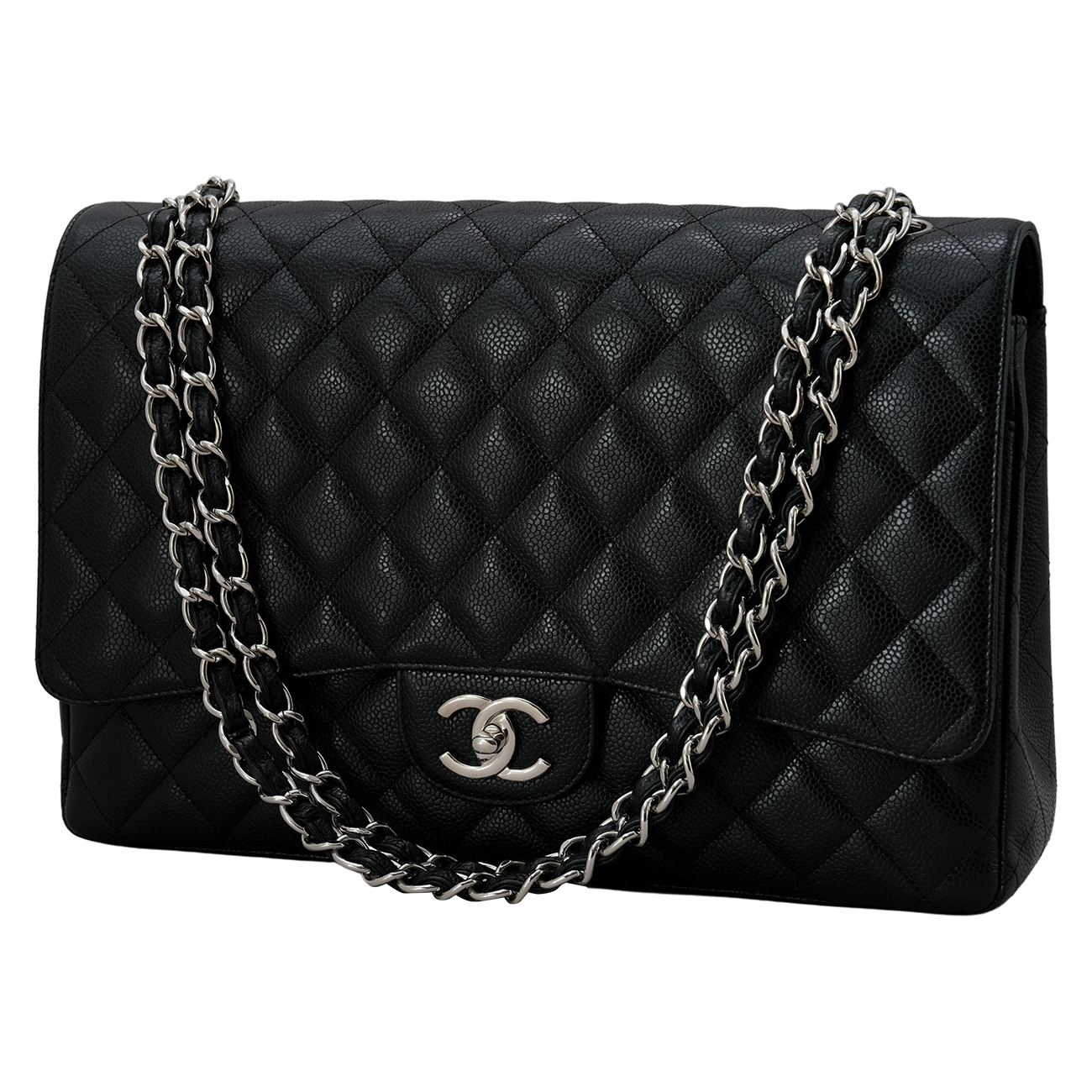 CHANEL(USED)샤넬 캐비어 클래식 맥시 플랩백