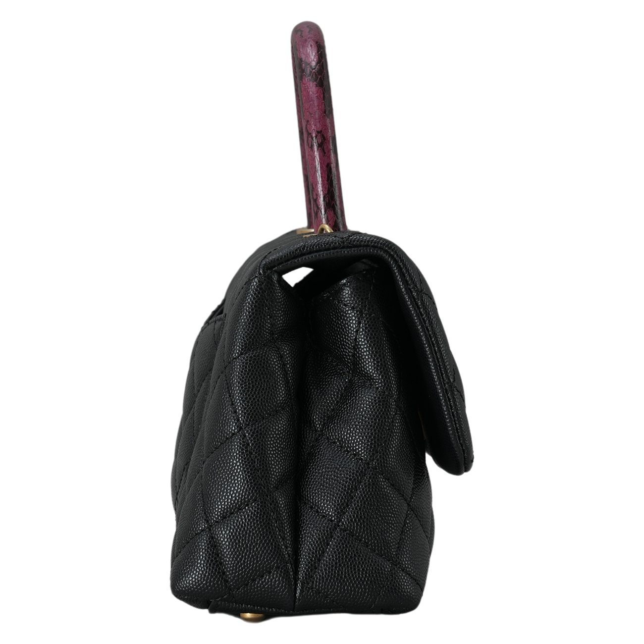CHANEL(USED)샤넬 코코핸들 스몰 파이톤핸들