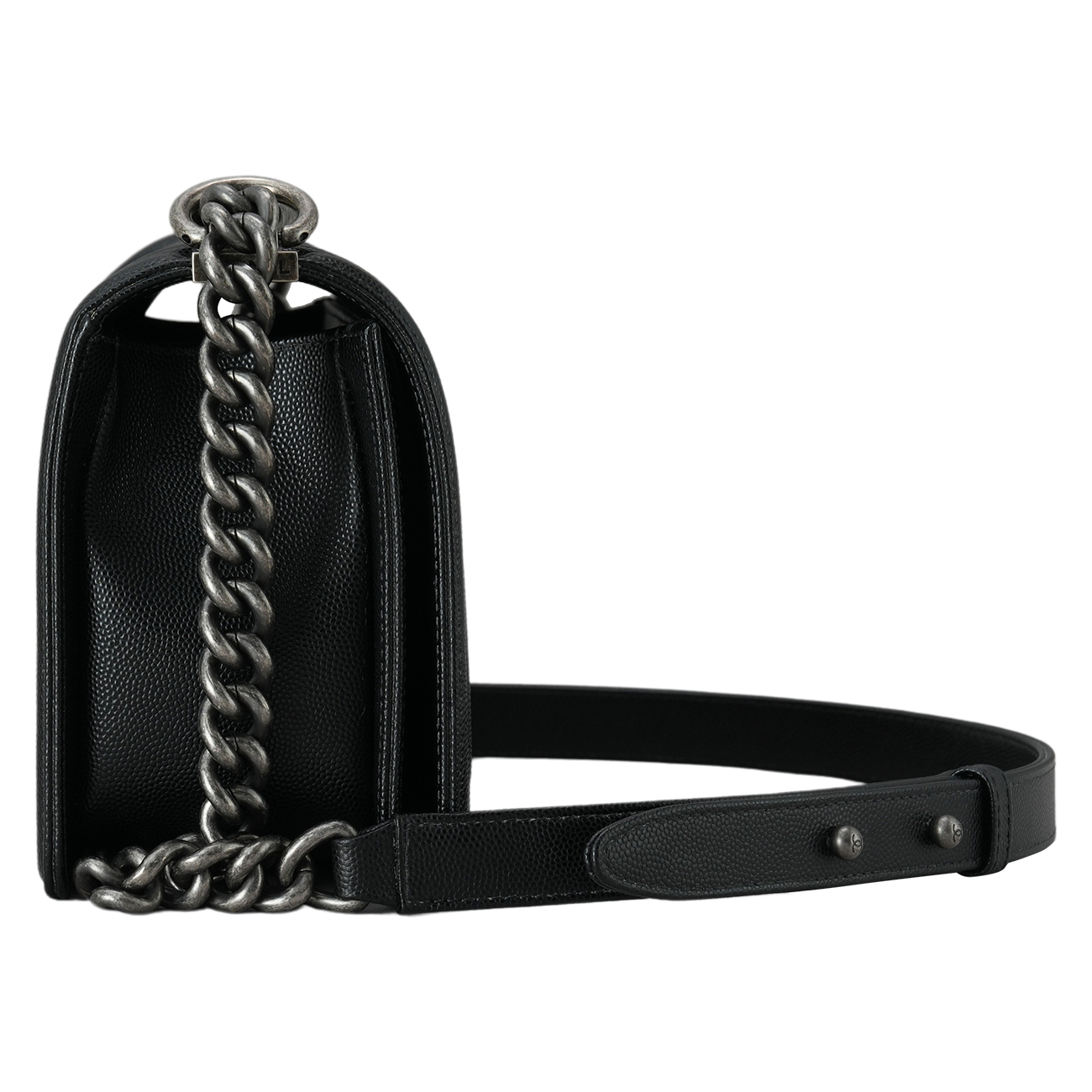CHANEL(USED)샤넬 보이샤넬 캐비어 미듐 블랙