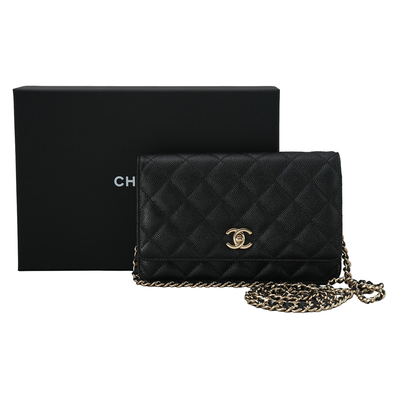 CHANEL(USED)샤넬 AP3304 시즌 캐비어 턴락 WOC
