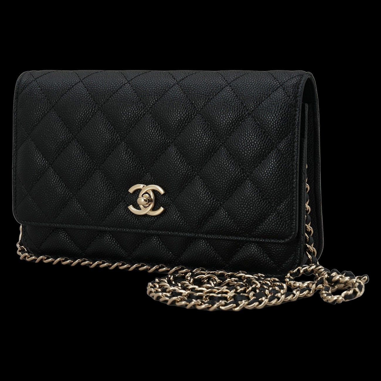 CHANEL(USED)샤넬 AP3304 시즌 캐비어 턴락 WOC
