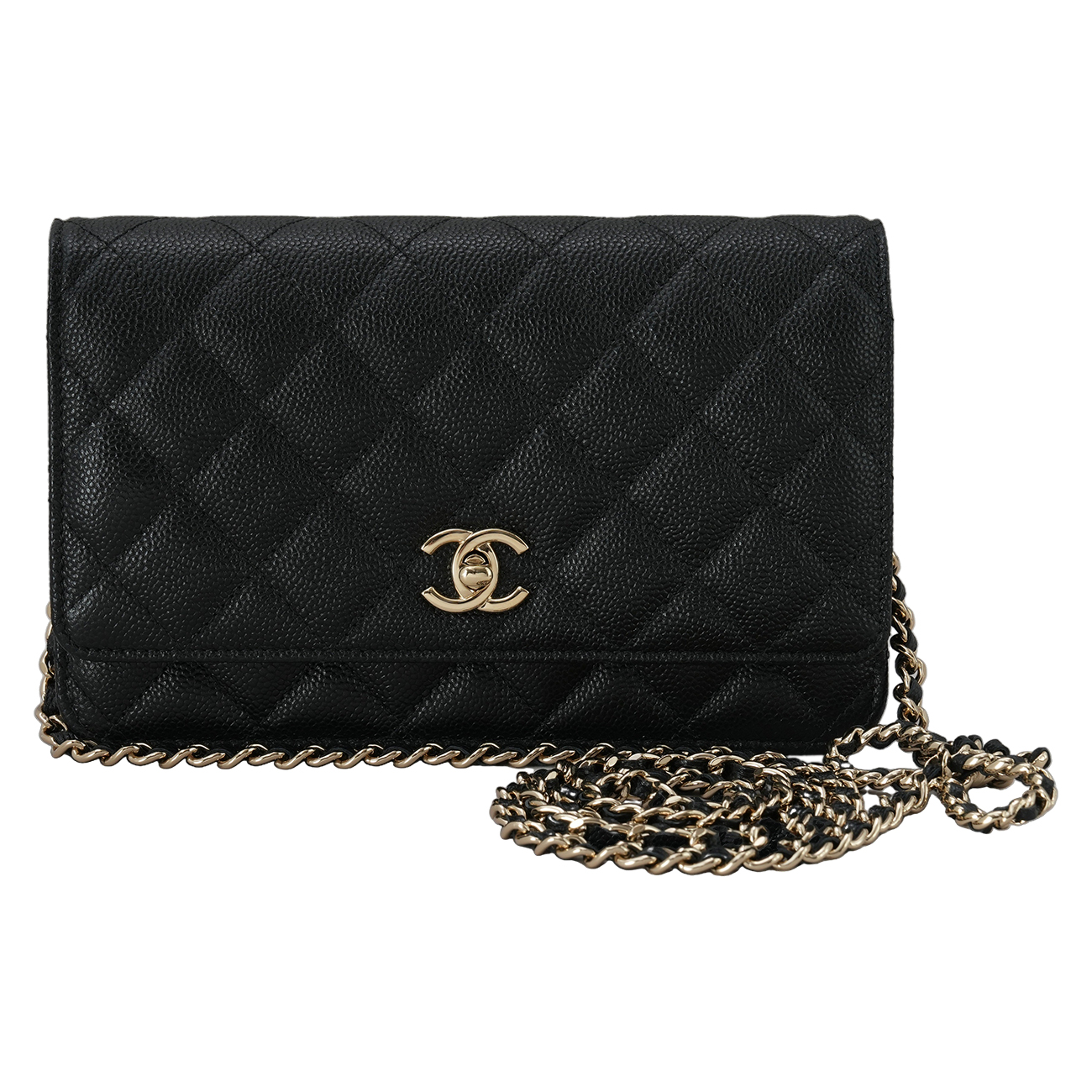 CHANEL(USED)샤넬 AP3304 시즌 캐비어 턴락 WOC